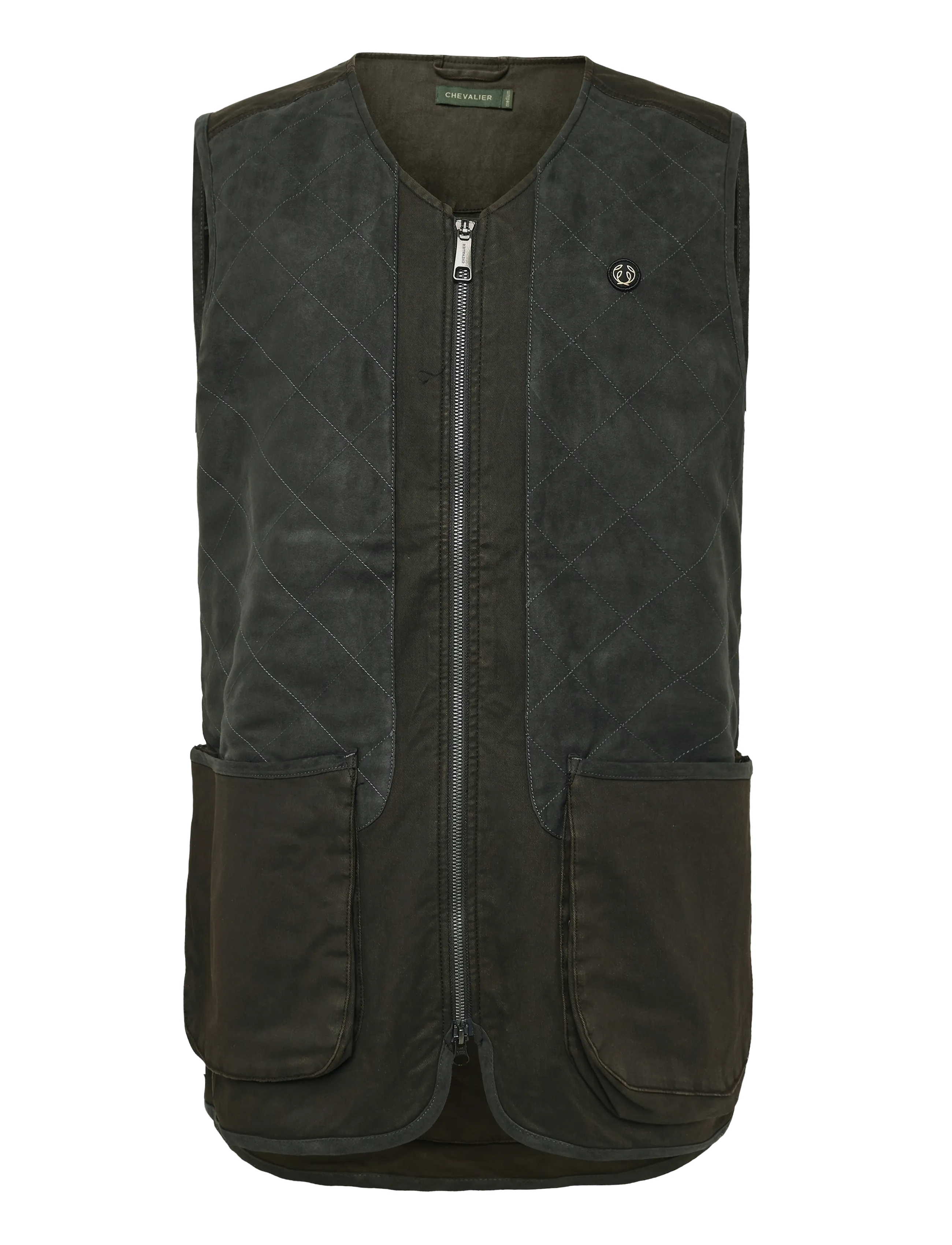 Chevalier - Vintage Dogsport Vest Men - leather brown - 0