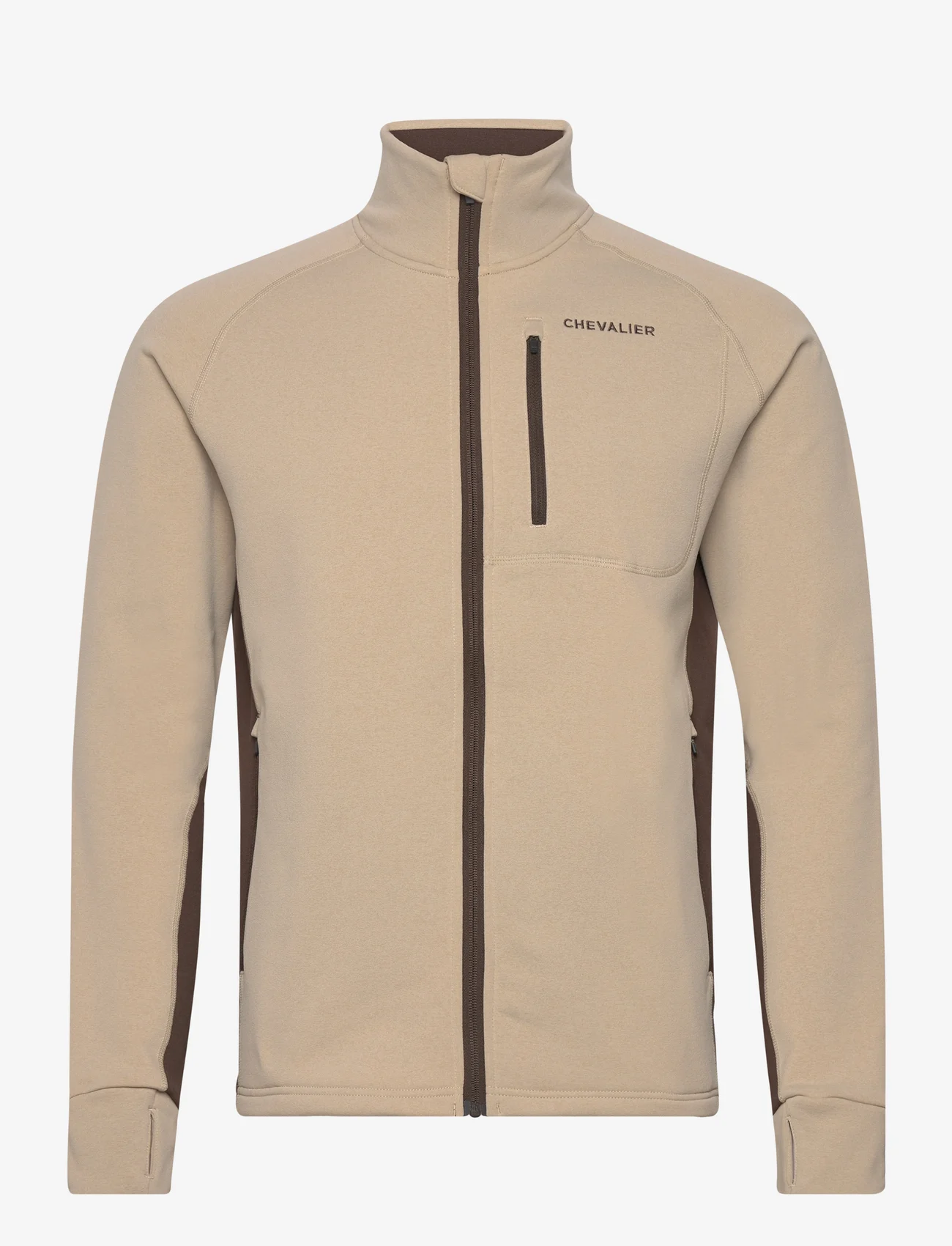 Chevalier - Tay Technostretch Jacket Men - mid layer jackets - sand/brown - 0