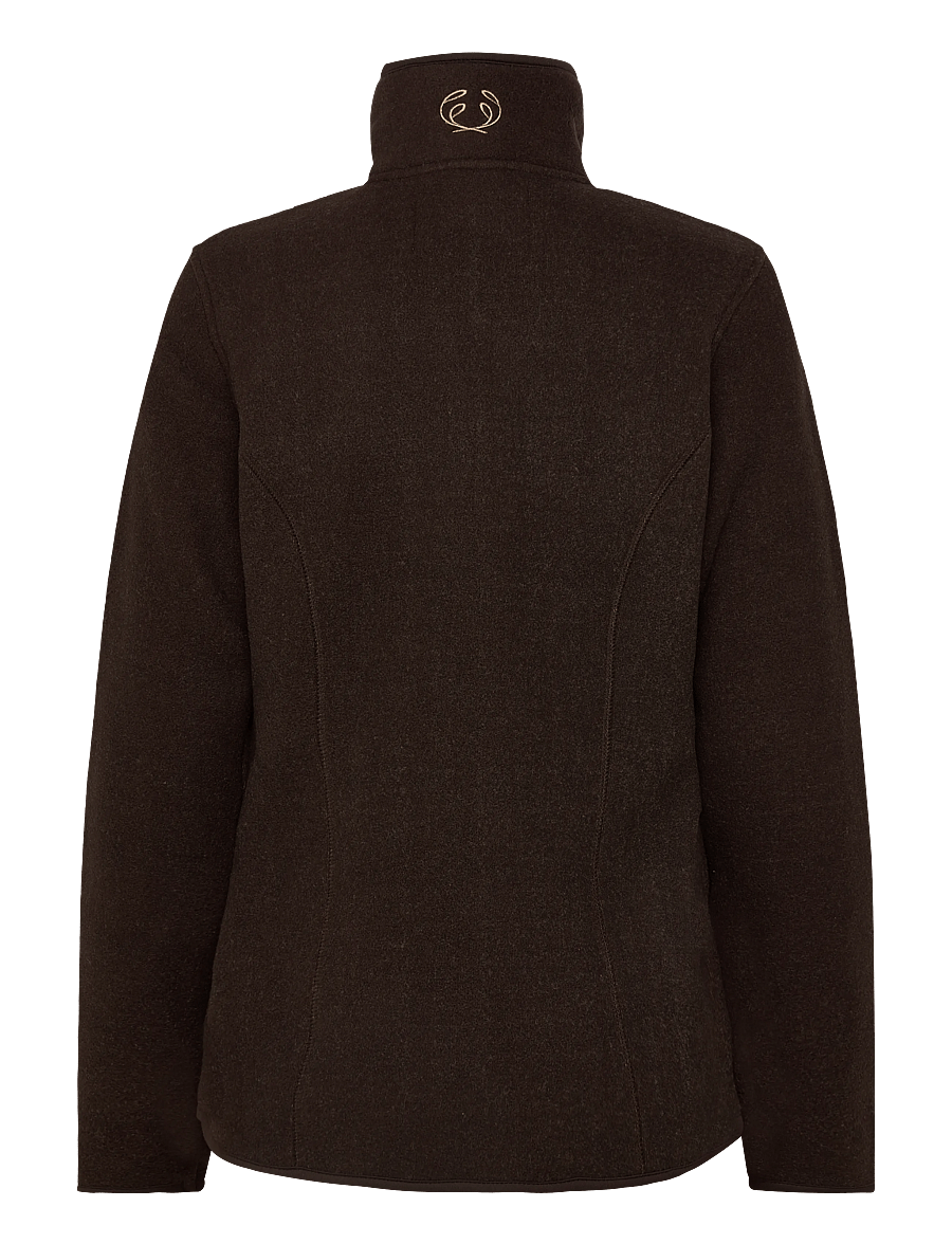 Chevalier - Mainstone Fleece Jacket Women - utejakker - brown - 1