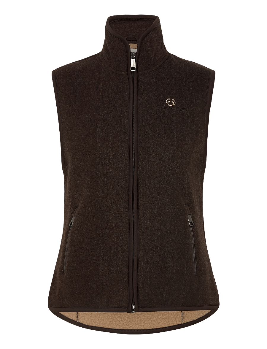 Chevalier - Mainstone Fleece Vest - outdoor - brown - 0