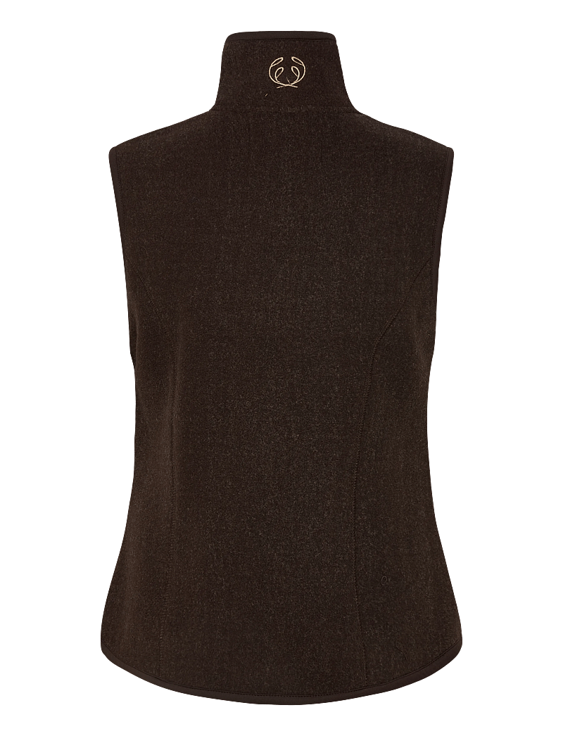 Chevalier - Mainstone Fleece Vest Women - outdoor - brown - 1