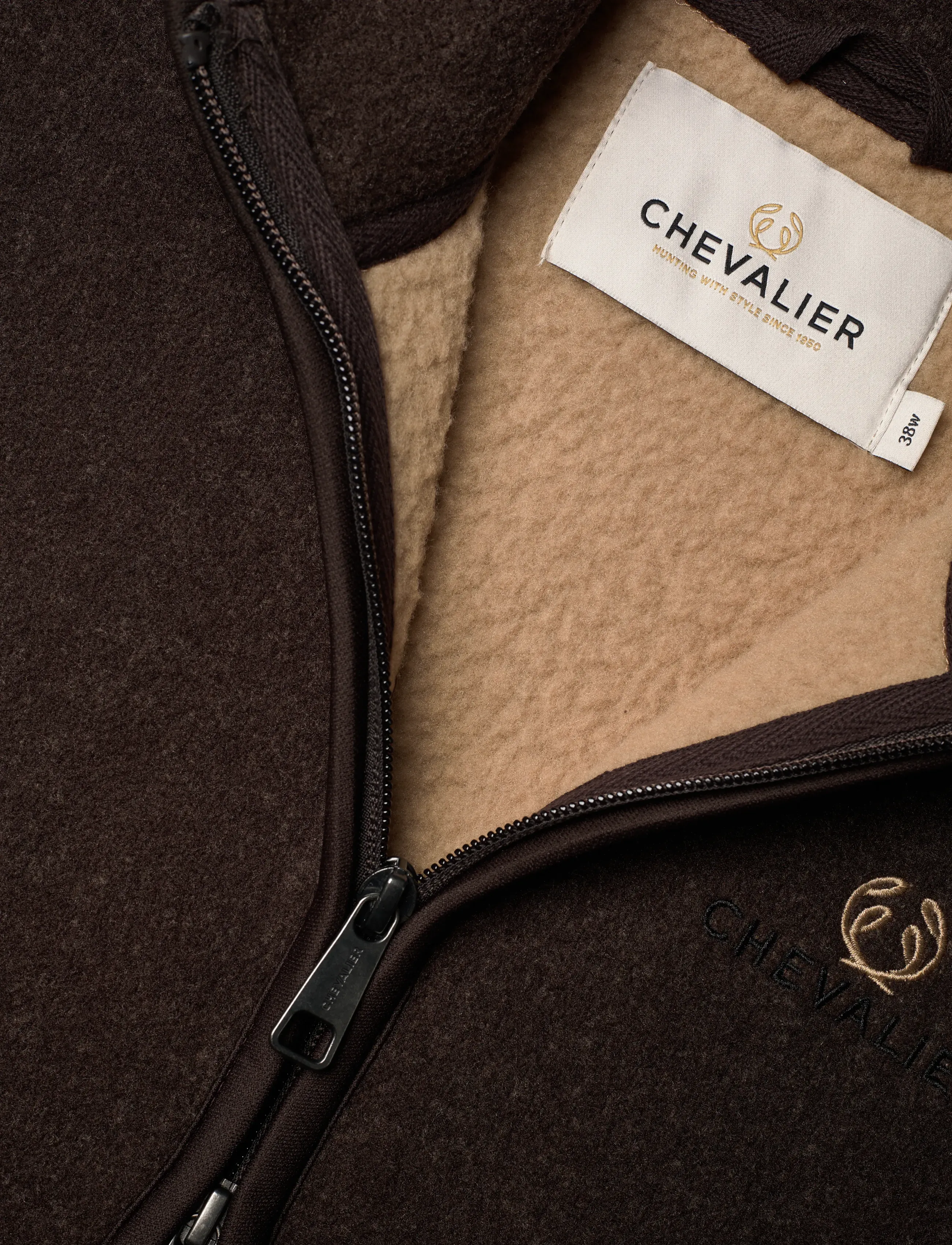 Chevalier - Mainstone Fleece Vest - outerwear - brown - 2