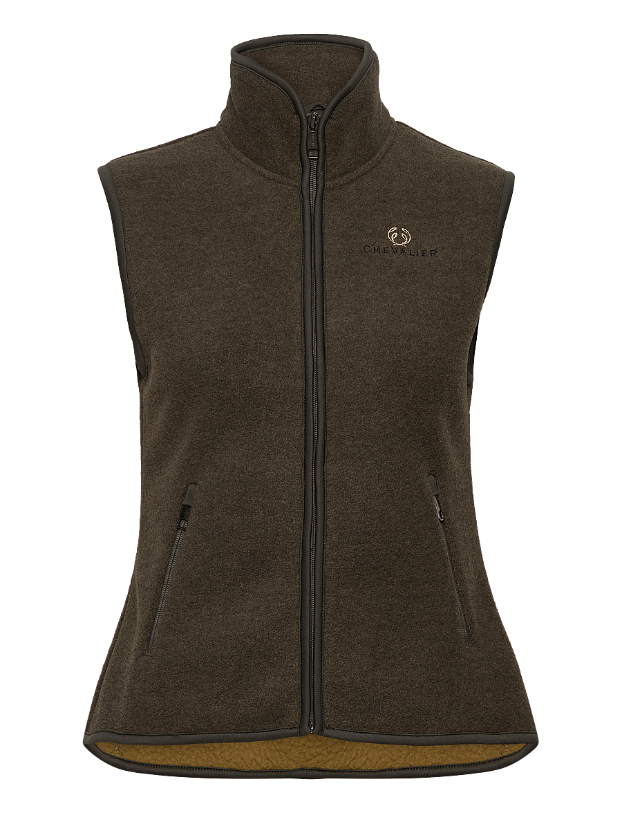 Chevalier - Mainstone Fleece Vest - ulkovaatteet - autumn green - 0