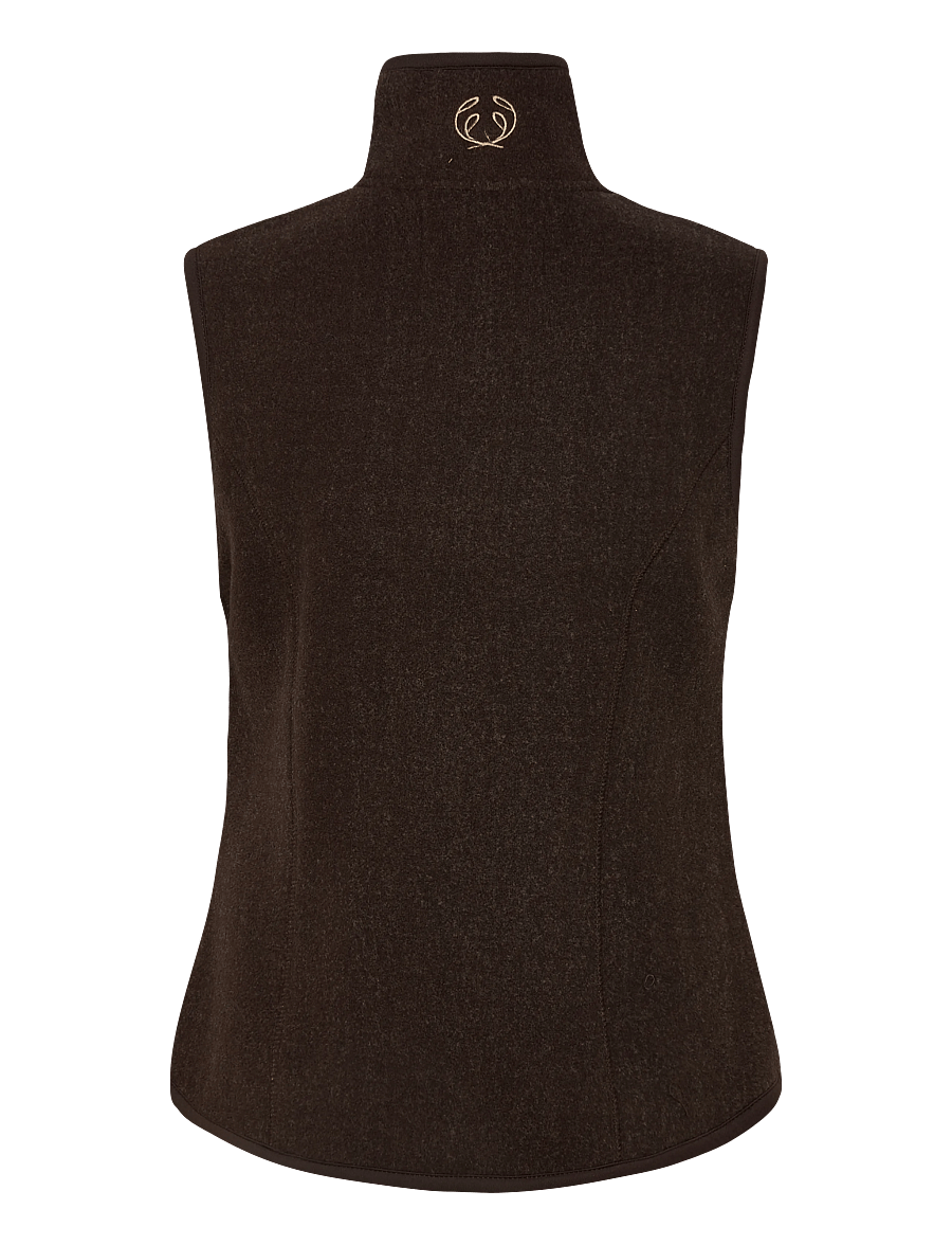 Chevalier - Mainstone Fleece Vest - ulkovaatteet - brown - 1