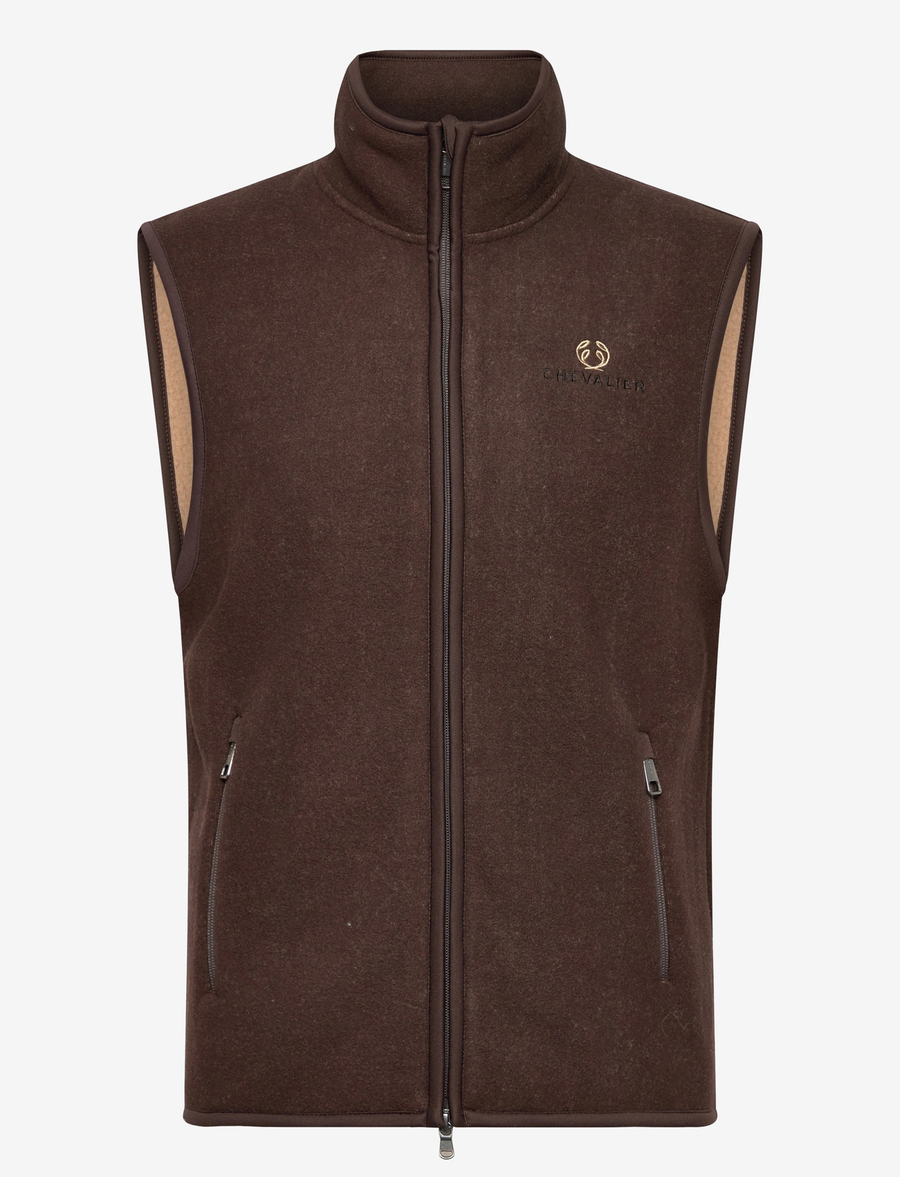 Chevalier - Mainstone Fleece Vest Men - vests - brown - 0