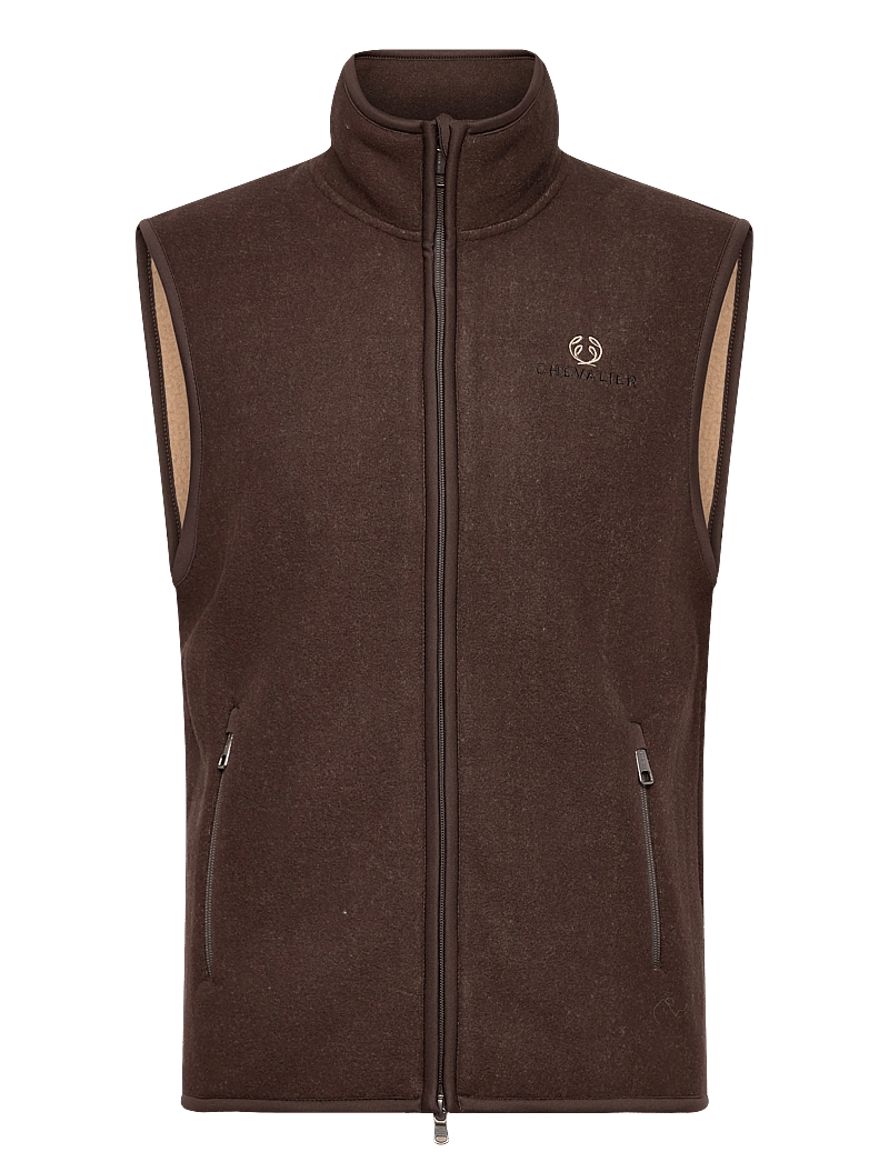 Chevalier - Mainstone Fleece Vest Men - vests - brown - 0