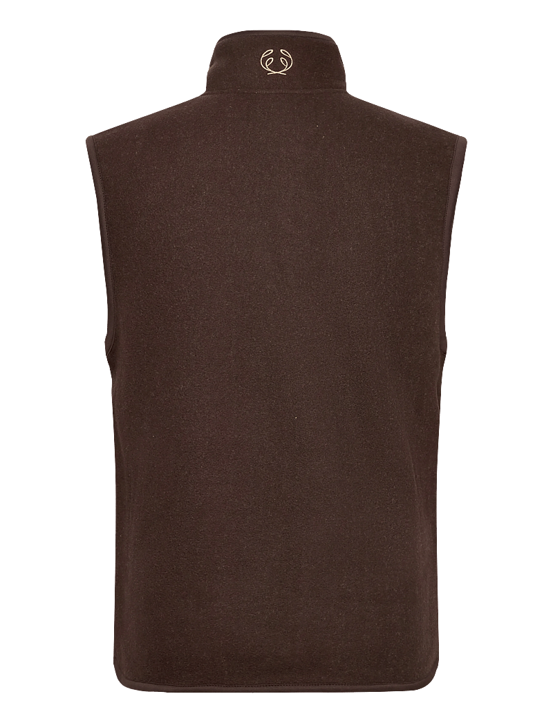 Chevalier - Mainstone Fleece Vest Men - vests - brown - 1