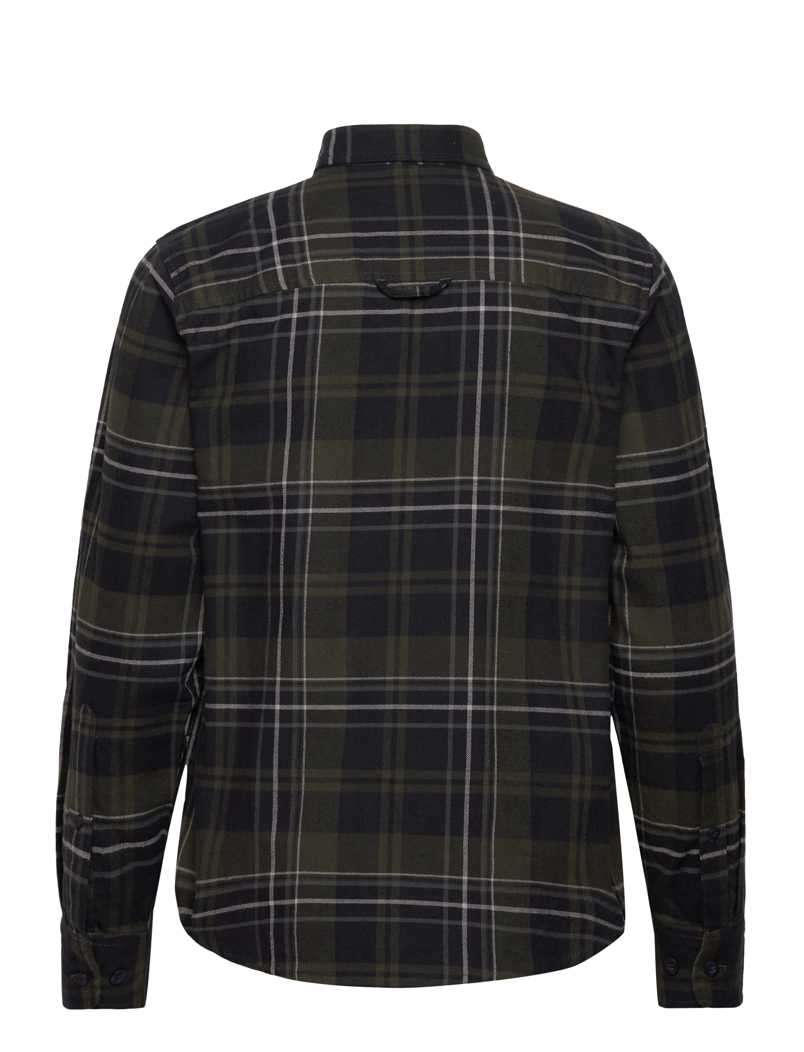 Chevalier - Heron Flannel Shirt - skjorter - october green checked - 1