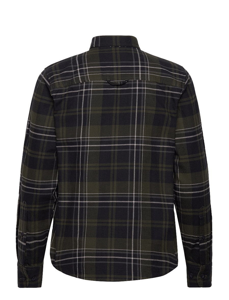 Chevalier - Heron Flannel Shirt - skjortor - october green checked - 1