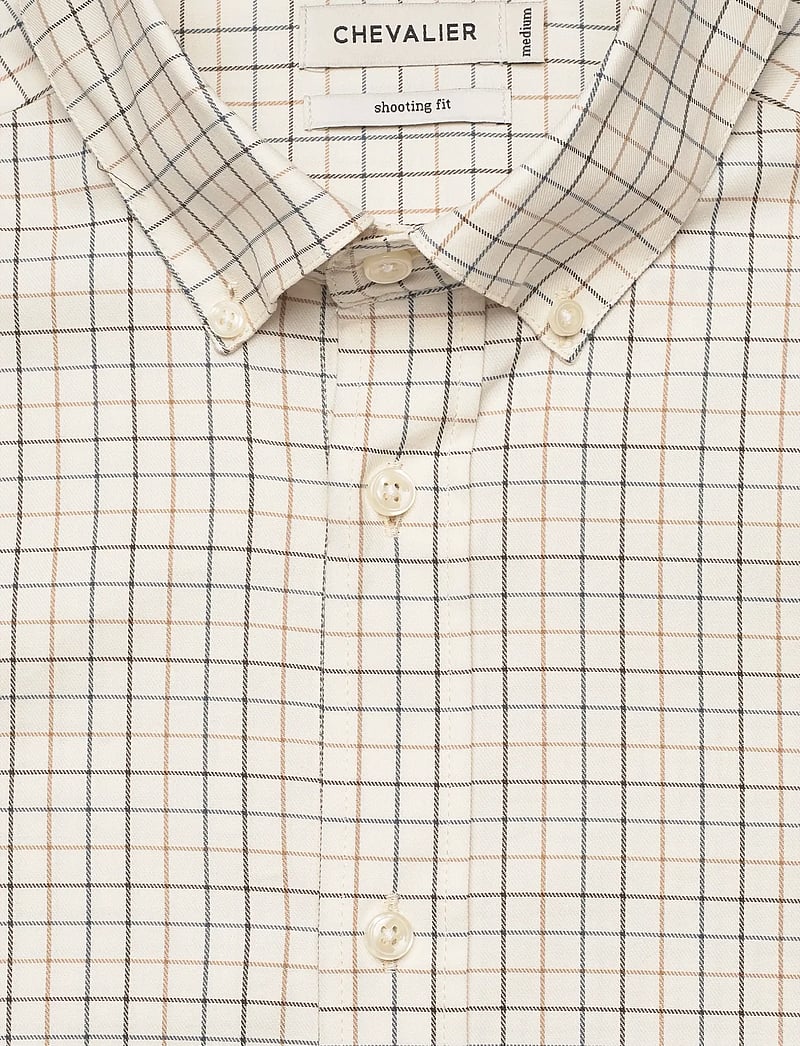 Chevalier - Baron Shooting Fit Stretch Shirt - oberteile & t-shirts - stormy blue tattersall - 2