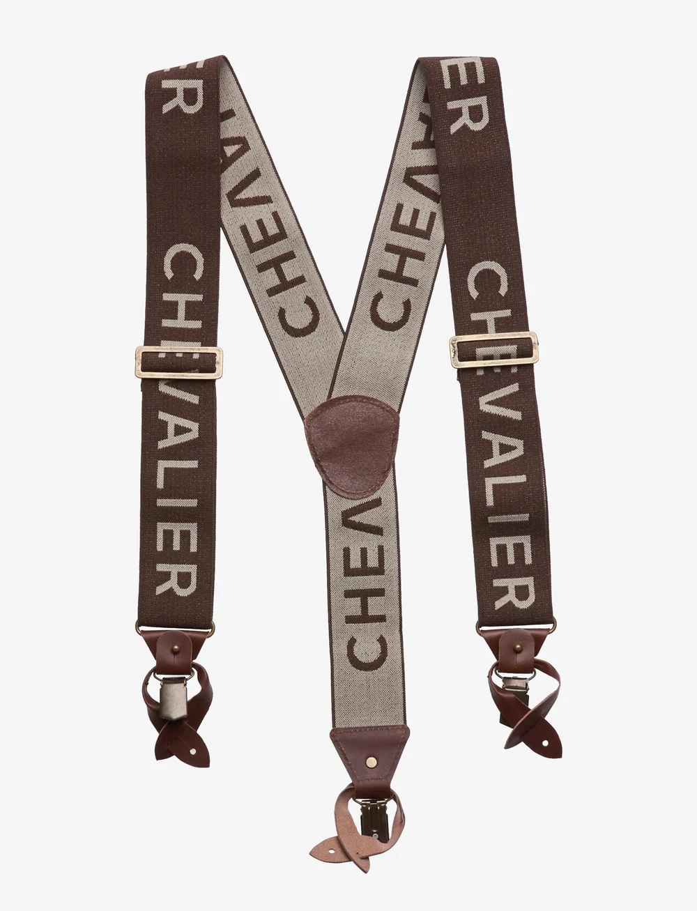 Chevalier - Chevalier Logo Suspenders - sonstige accessoires - brown - 0