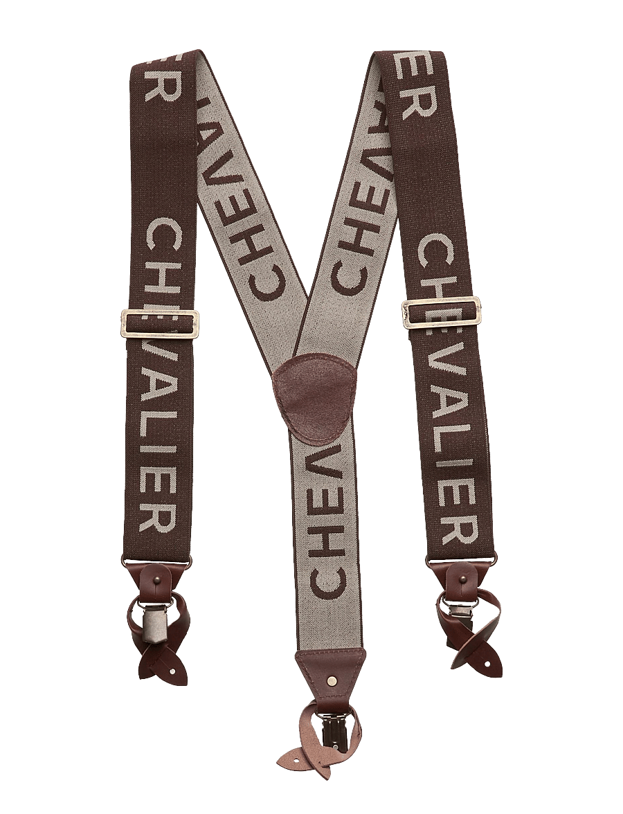 Chevalier - Chevalier Logo Suspenders - muud aksessuaarid - brown - 0