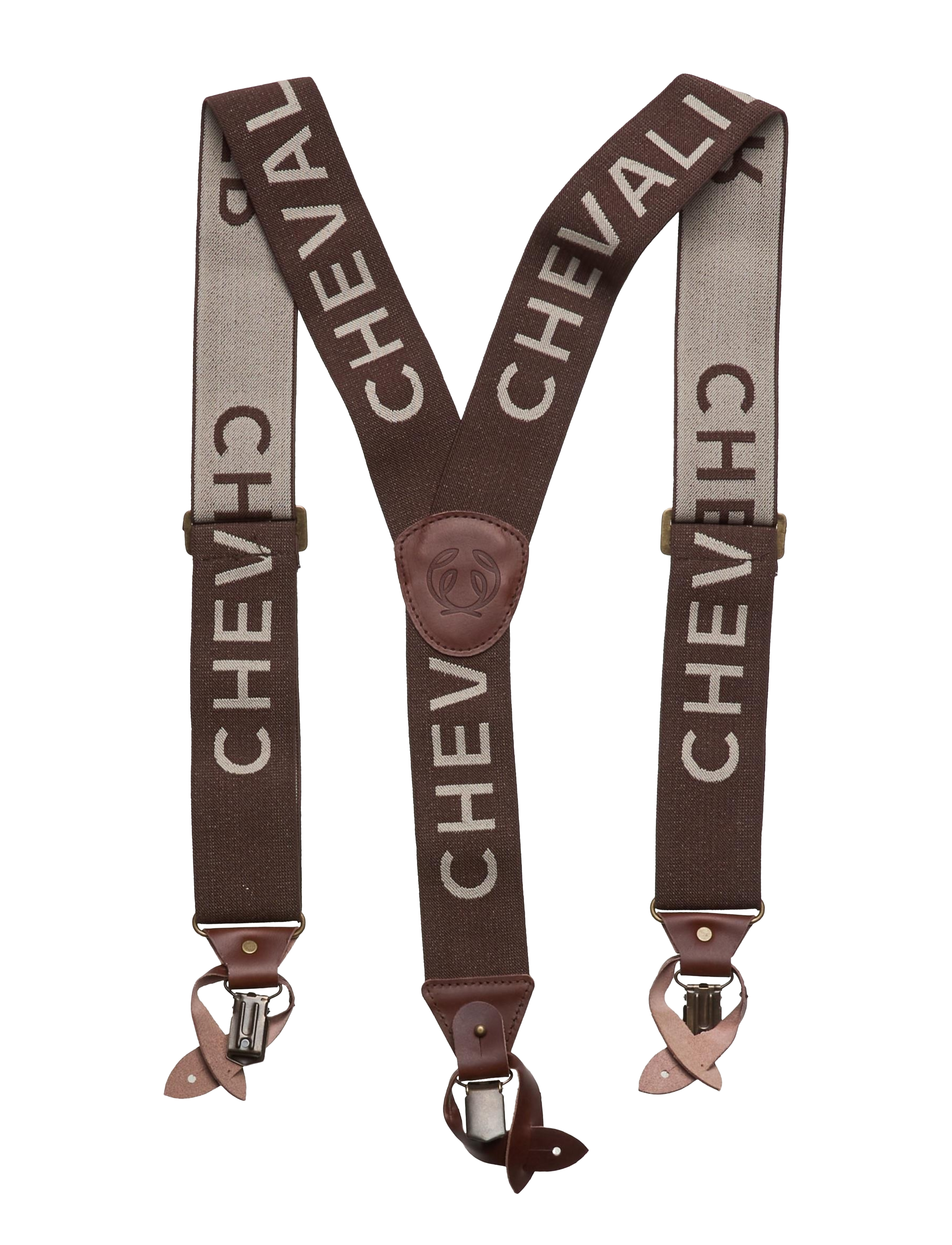 Chevalier - Chevalier Logo Suspenders - muud aksessuaarid - brown - 1