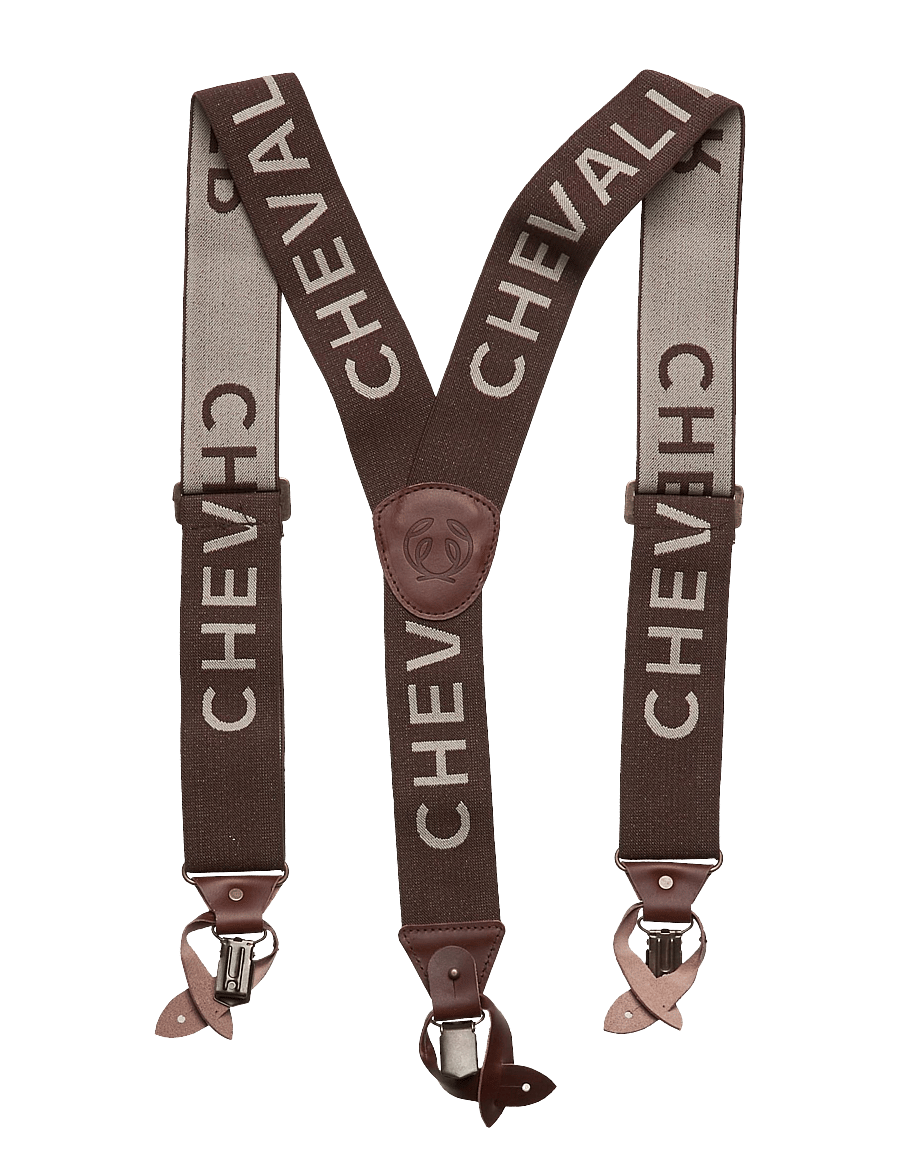 Chevalier - Chevalier Logo Suspenders - muud aksessuaarid - brown - 1