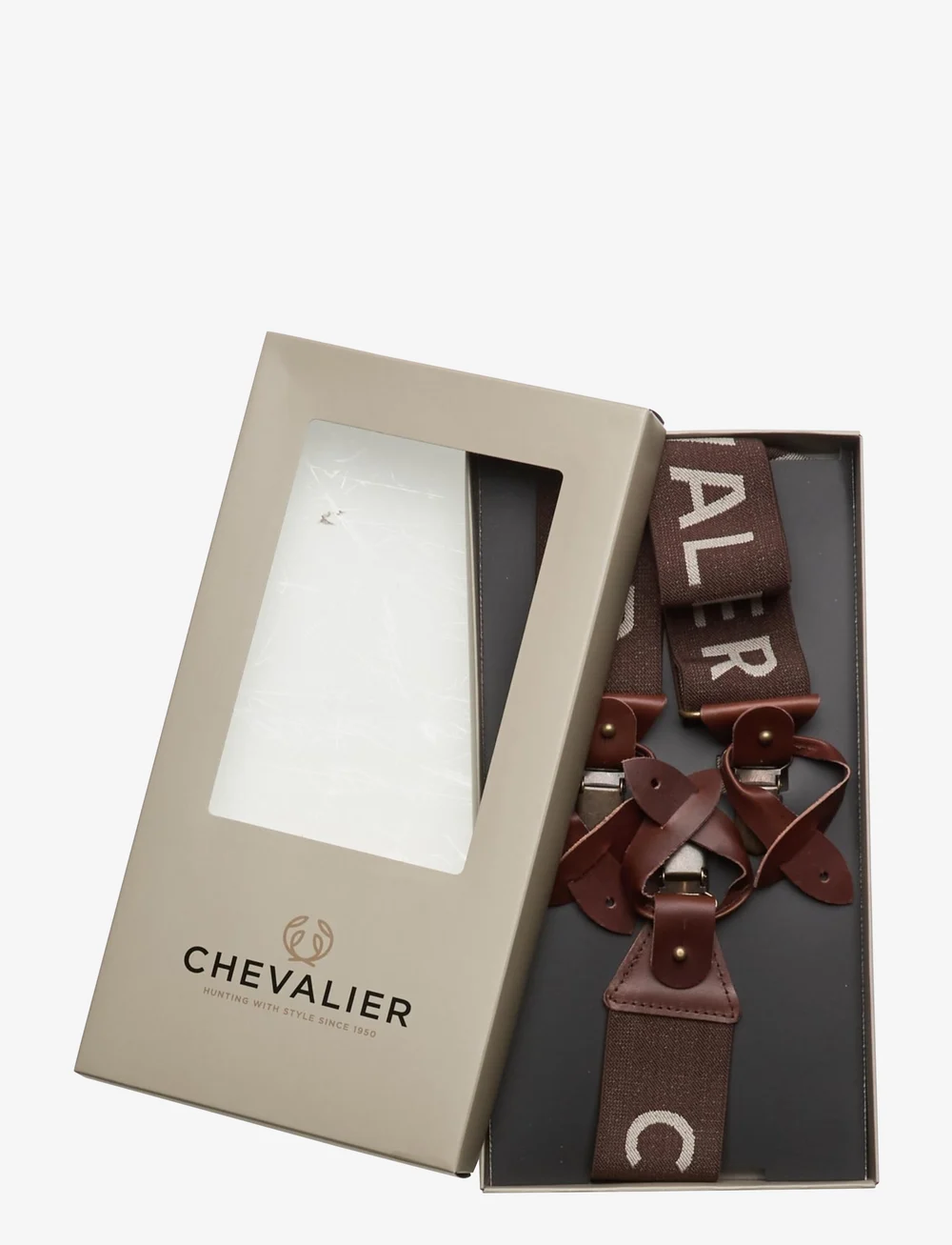 Chevalier - Chevalier Logo Suspenders - sonstige accessoires - brown - 2