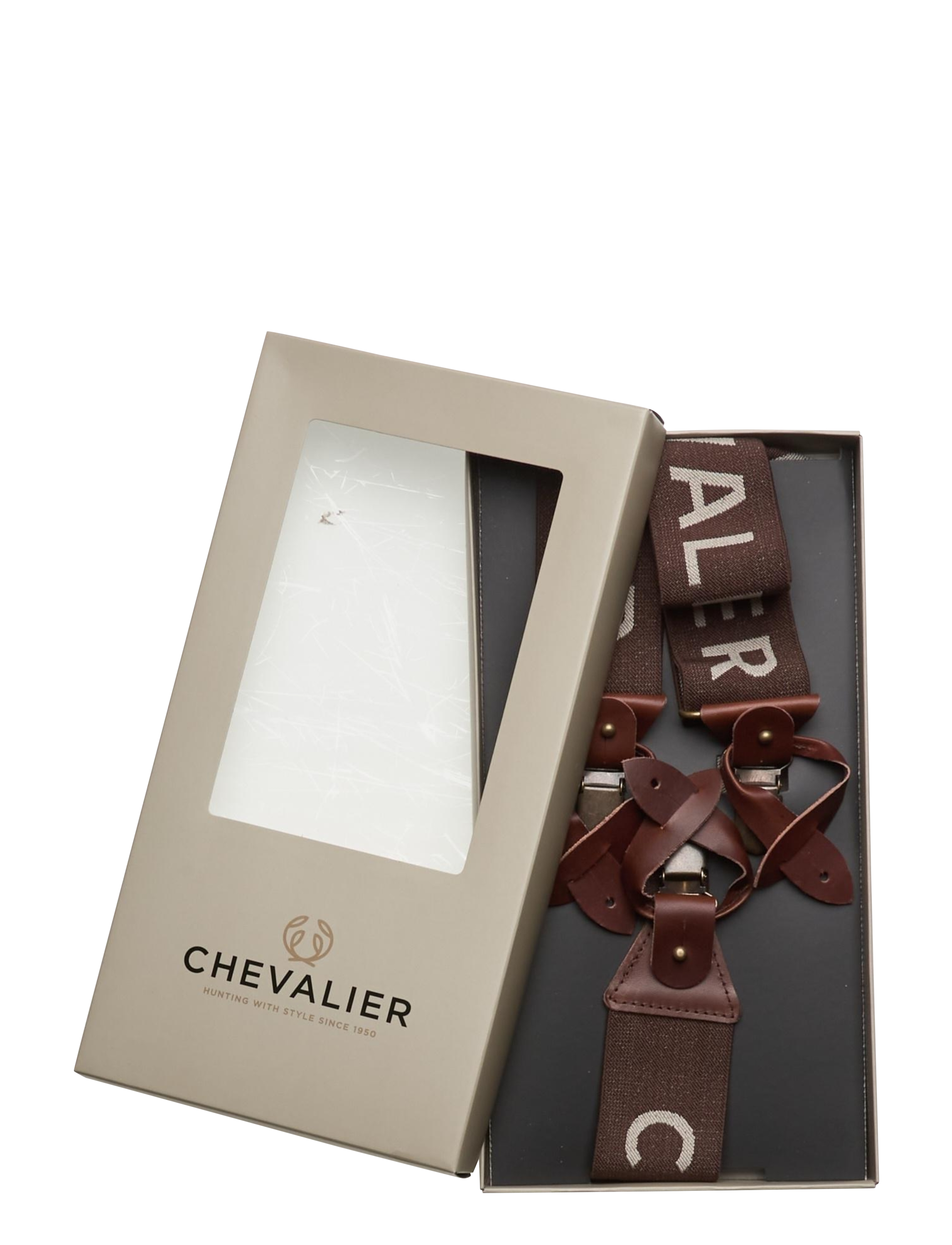 Chevalier - Chevalier Logo Suspenders - muud aksessuaarid - brown - 2
