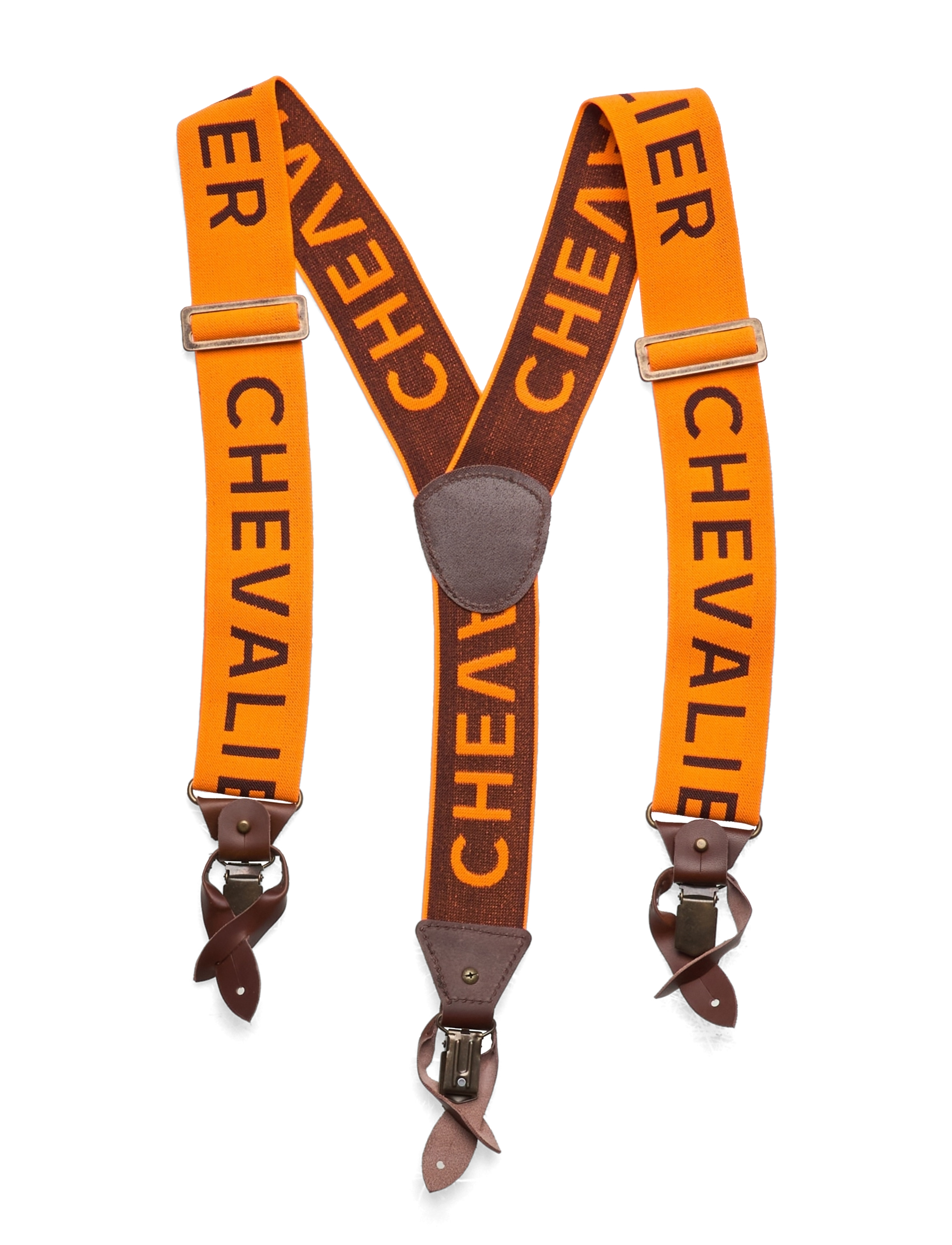 Chevalier Chevalier Logo Suspenders, One Size, Orange, Sport > Seler, Herre
