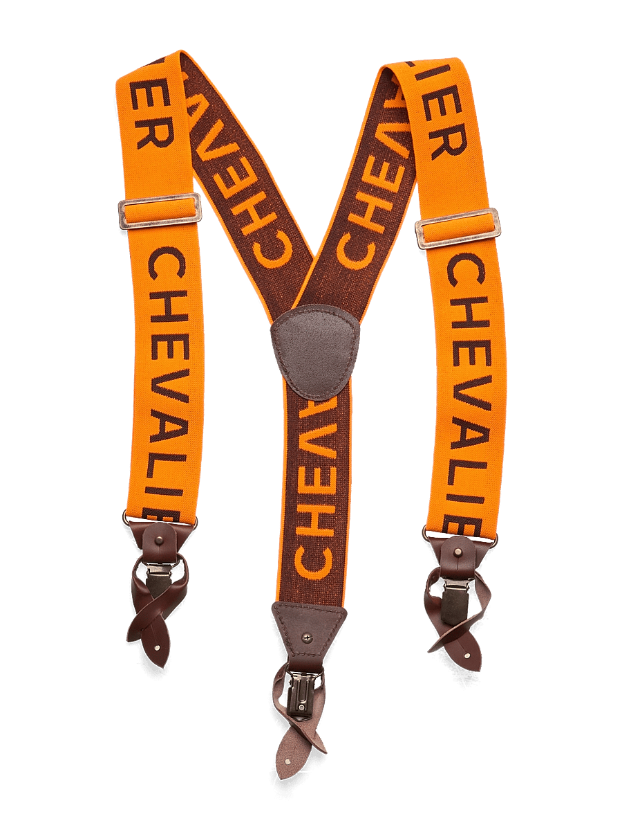 Chevalier - Chevalier Logo Suspenders - sonstige accessoires - high vis orange - 0