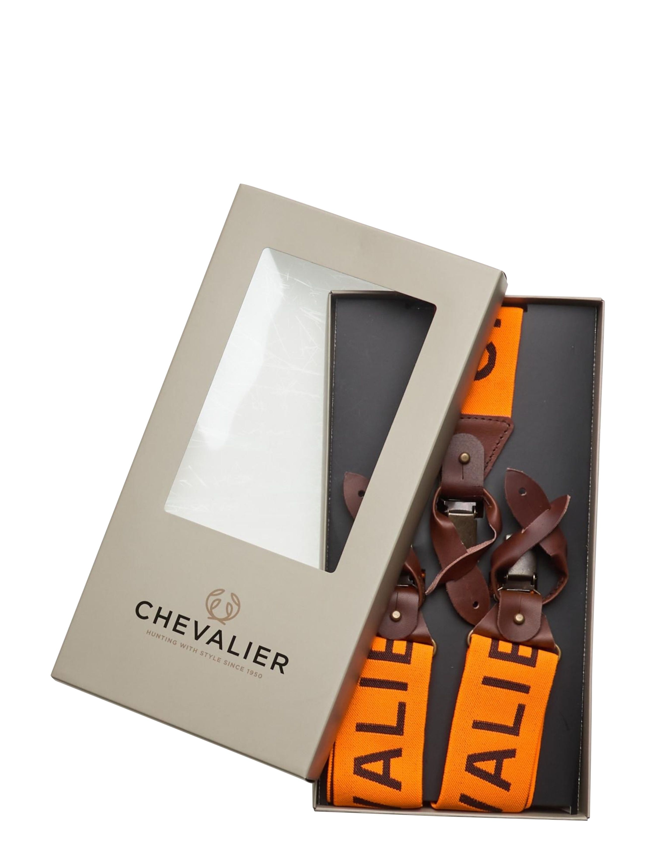 Chevalier - Chevalier Logo Suspenders - sonstige accessoires - high vis orange - 2