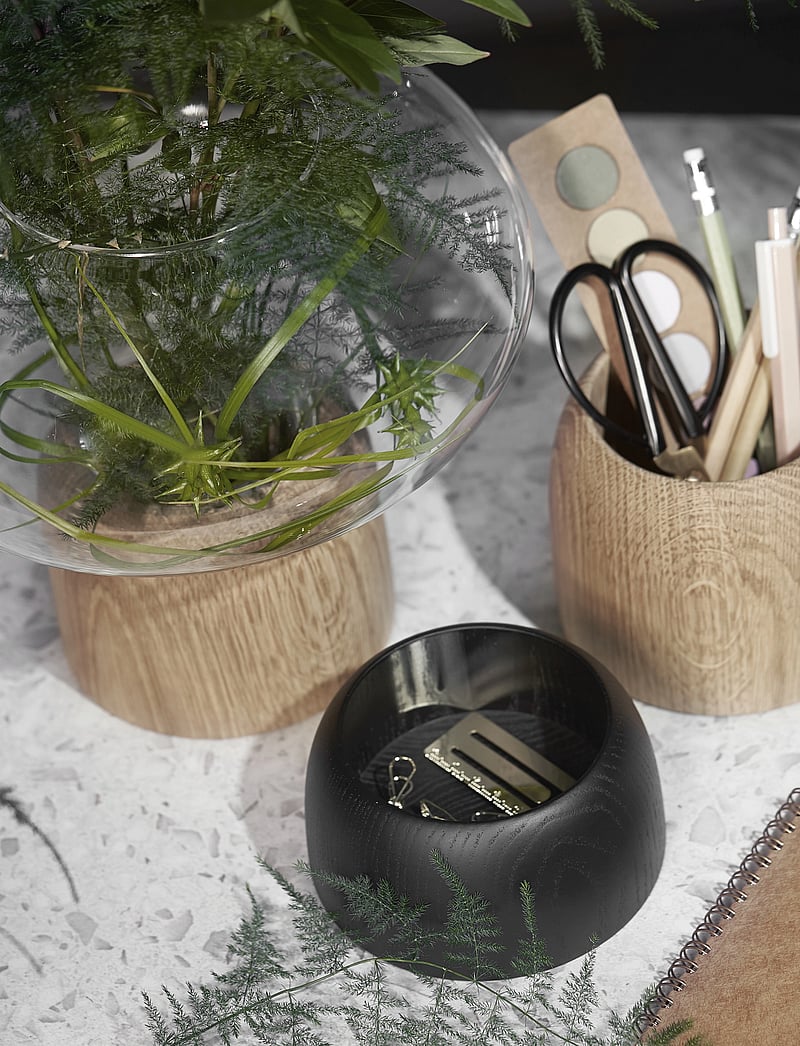 ChiCura - Porcini Vase - vasen - oak / clear - 5