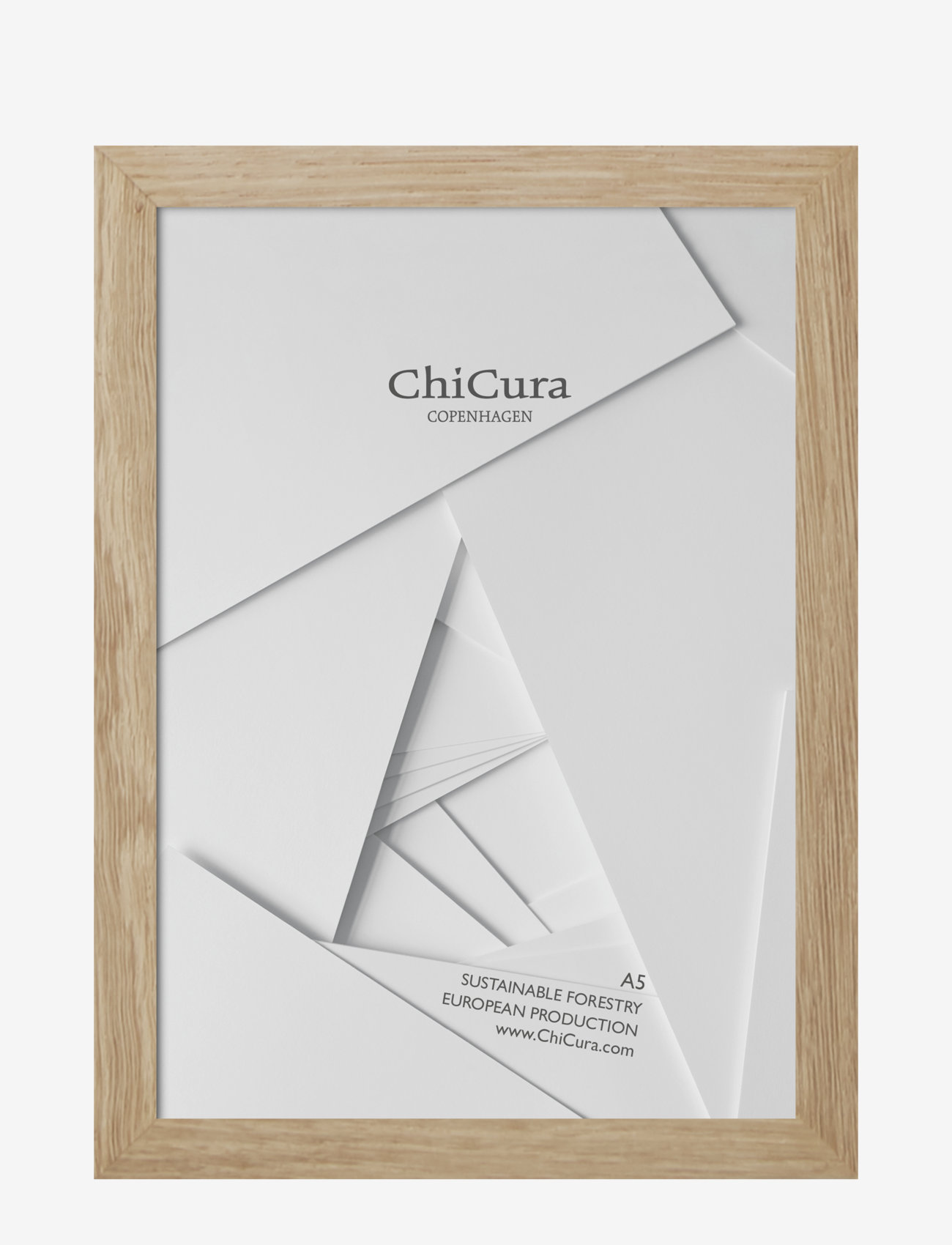 ChiCura - Wooden Frame - A5 - Glass - picture frames - oak - 1