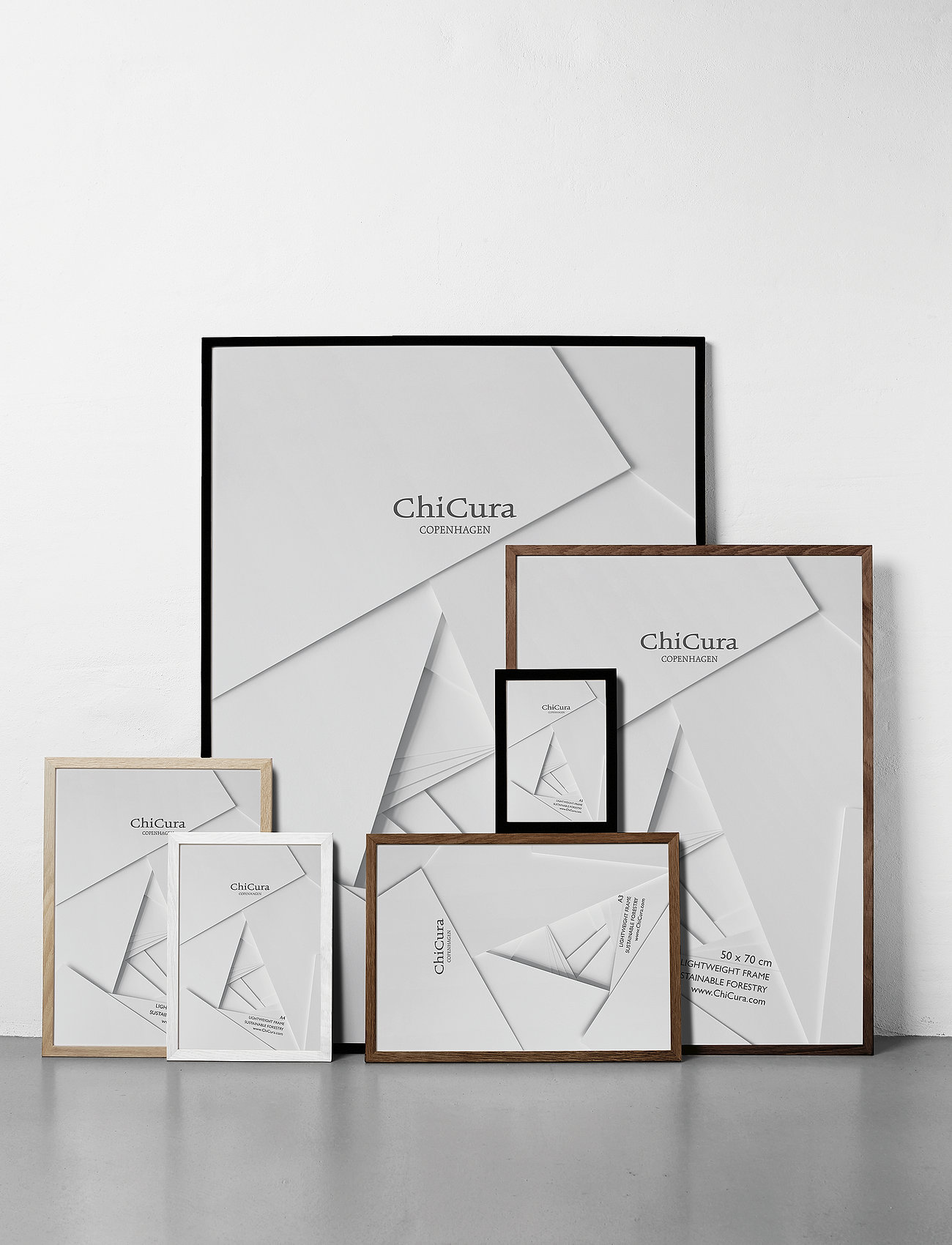 ChiCura - Wooden Frame - A3 - Glass - de laveste prisene - oak - 1