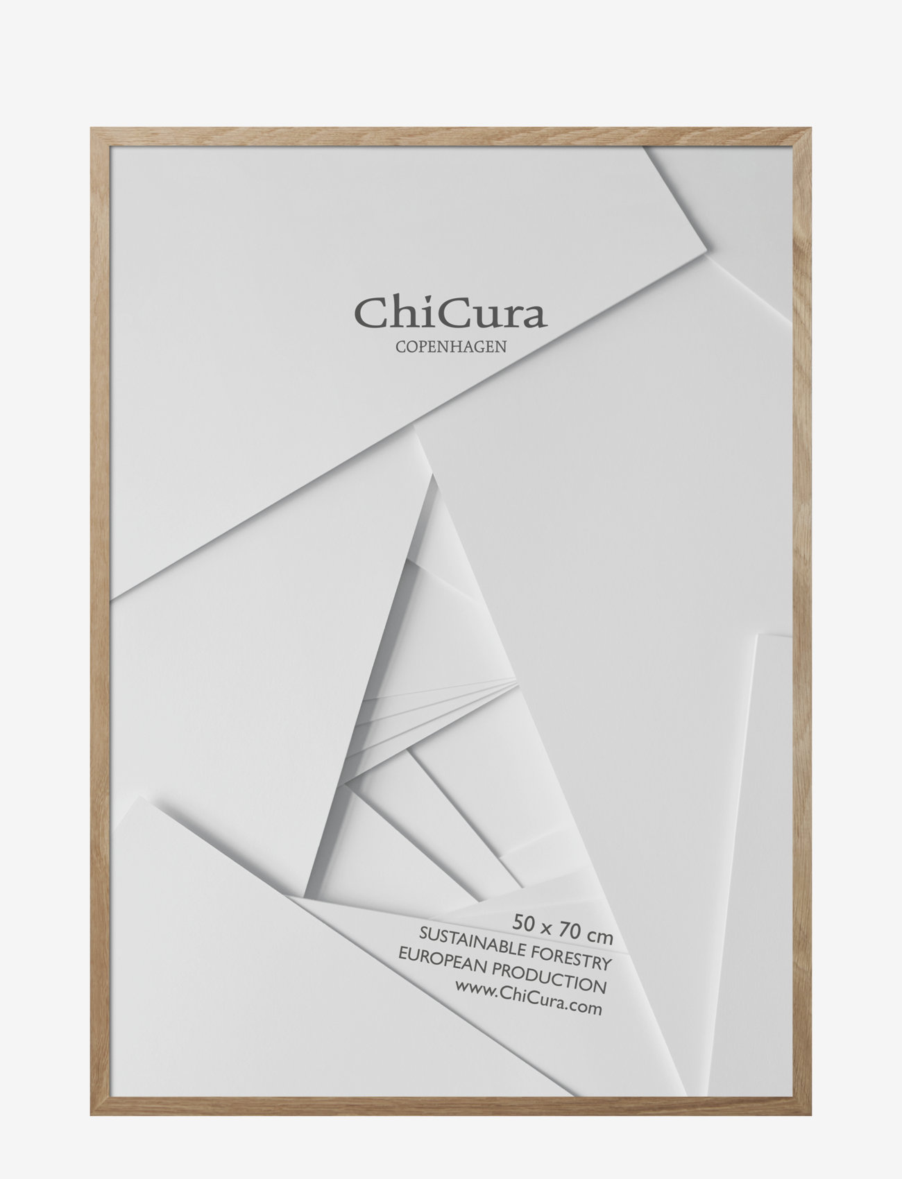 ChiCura - Wooden Frame - 50x70cm - Acrylic - bilderrahmen - oak - 1