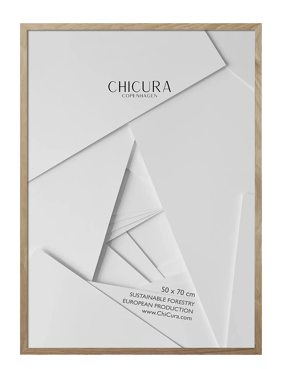 ChiCura - Wooden Frame - Oak - Anti-Reflective Acrylic - bilderrahmen - oak - 1