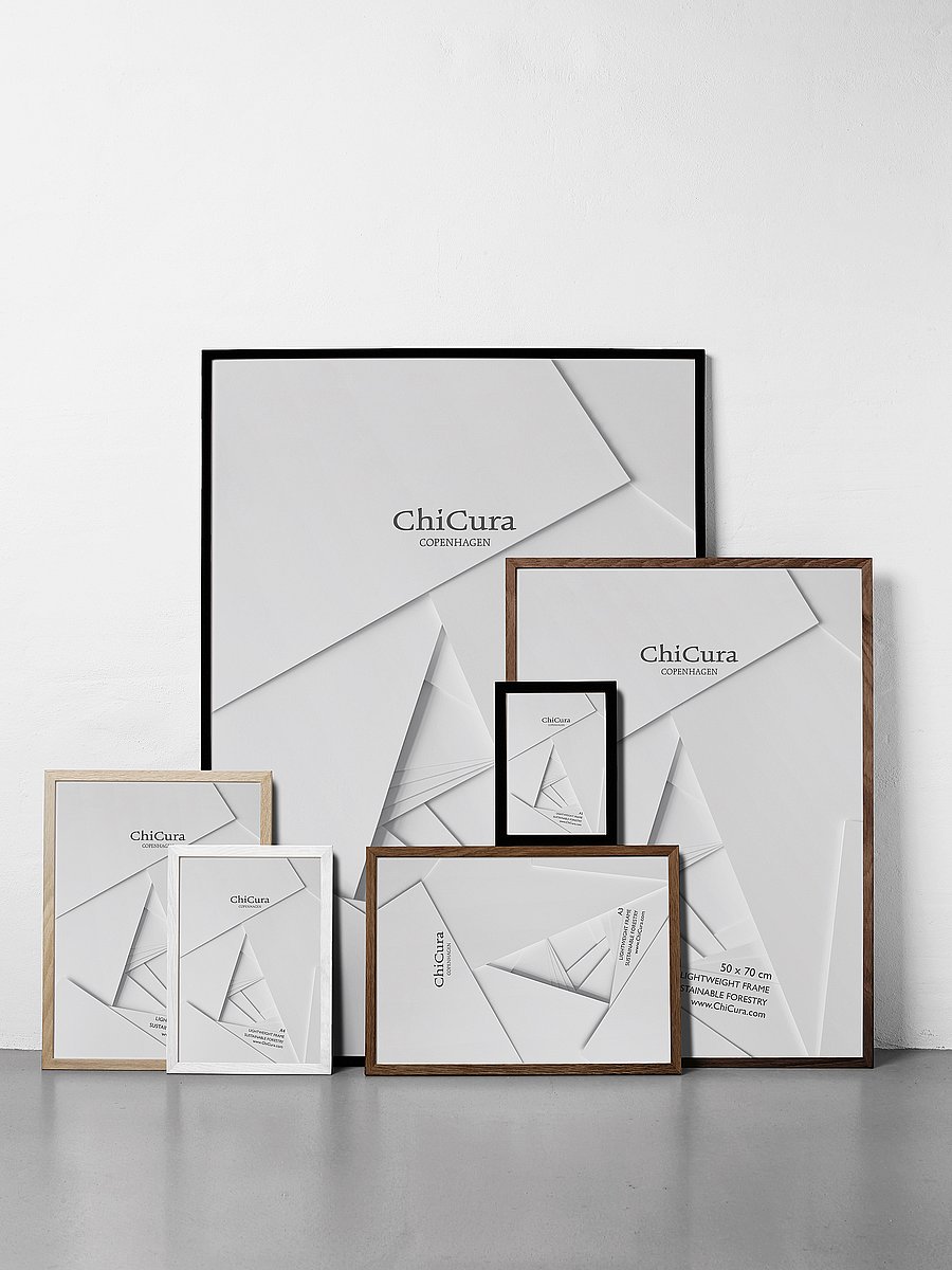 ChiCura - Wooden Frame - 30x40cm - Glass - bilderrahmen - oak - 0