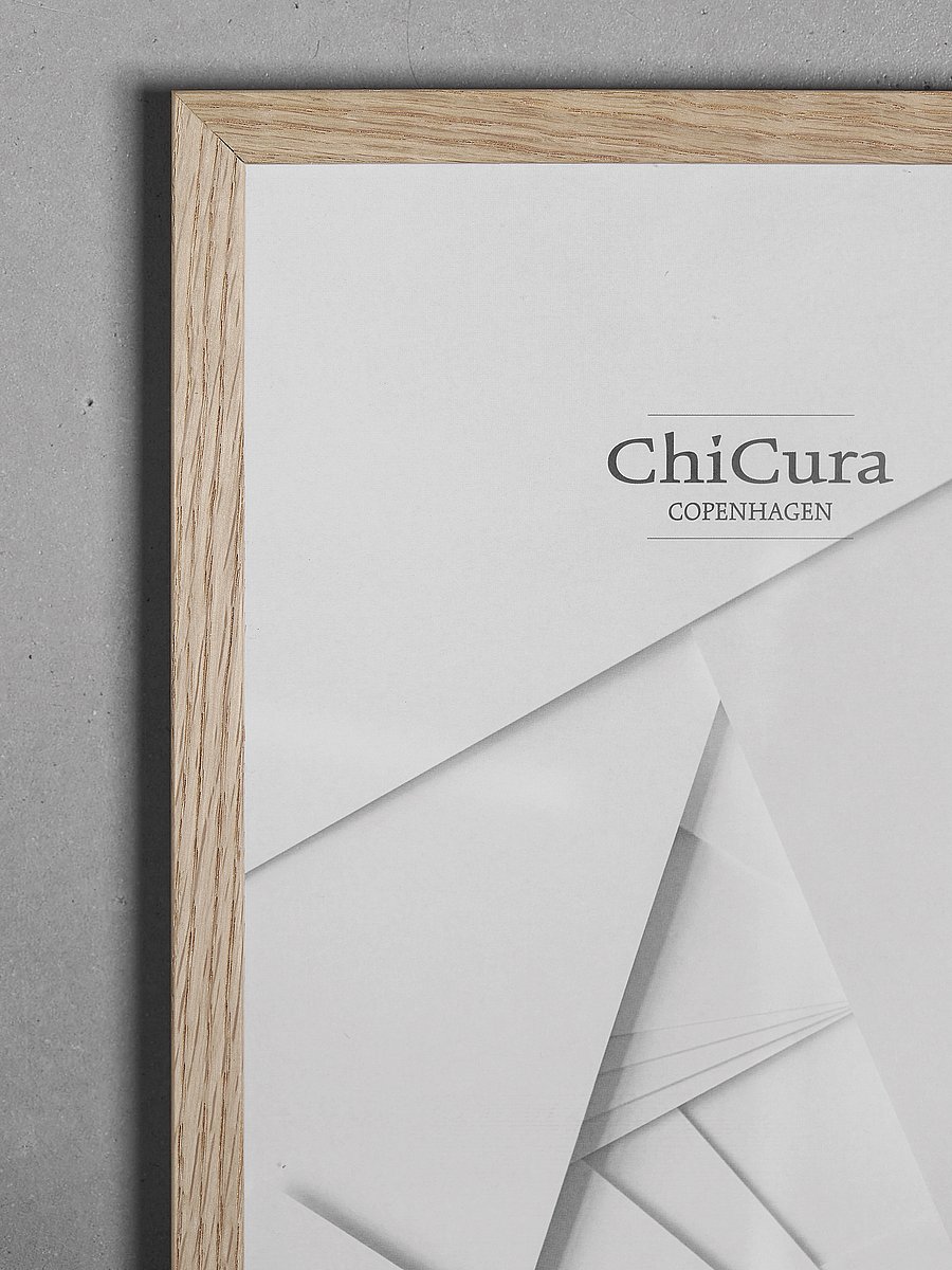 ChiCura - Wooden Frame - 30x40cm - Glass - bilderrahmen - oak - 2