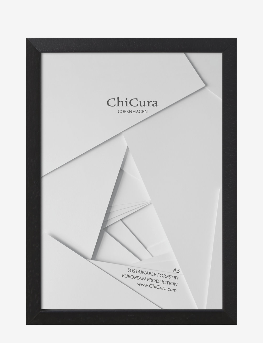 ChiCura - Wooden Frame - A5 - Glass - fotorāmji - black - 0
