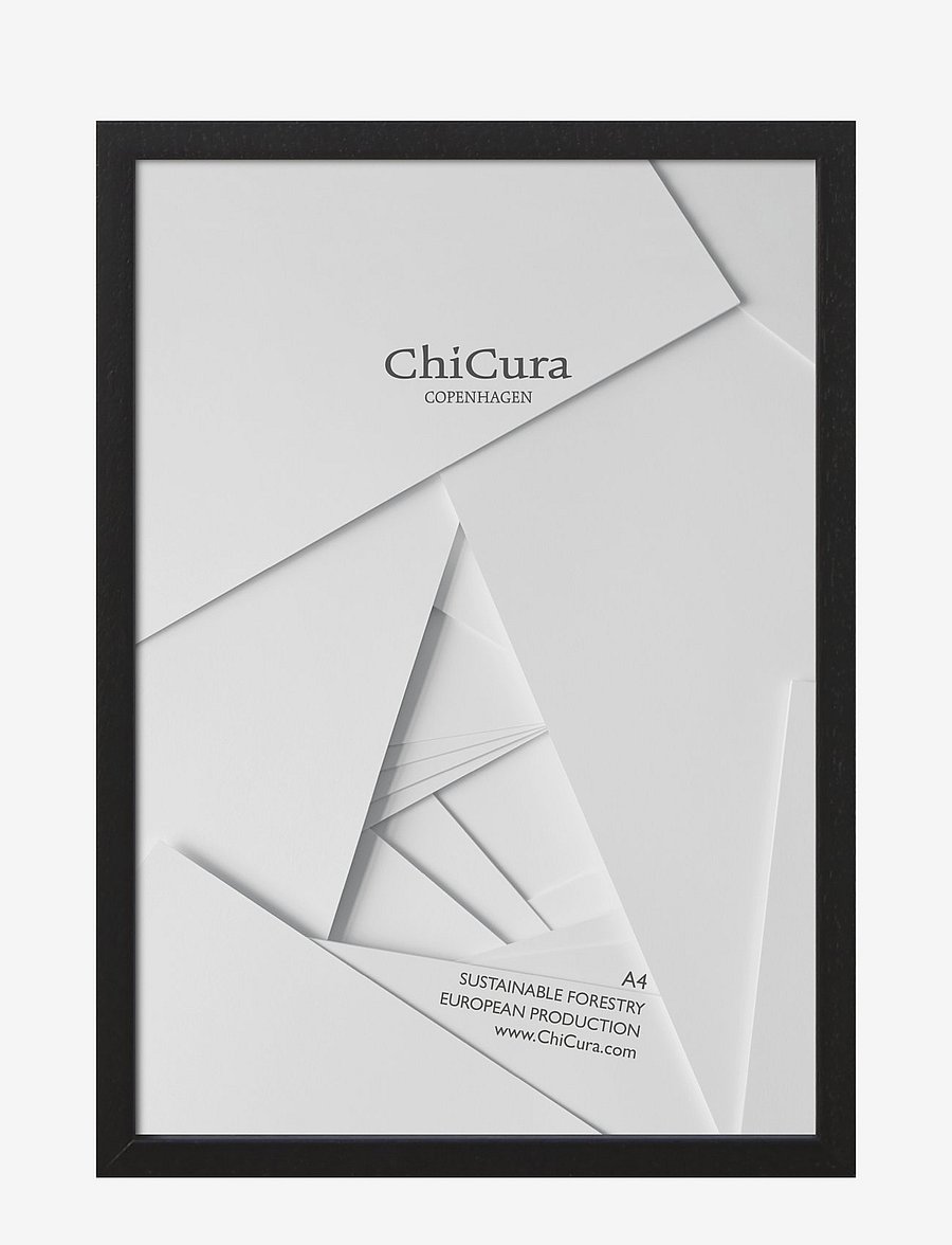 ChiCura - Wooden Frame - A4 - Black - Glass - die niedrigsten preise - black - 0