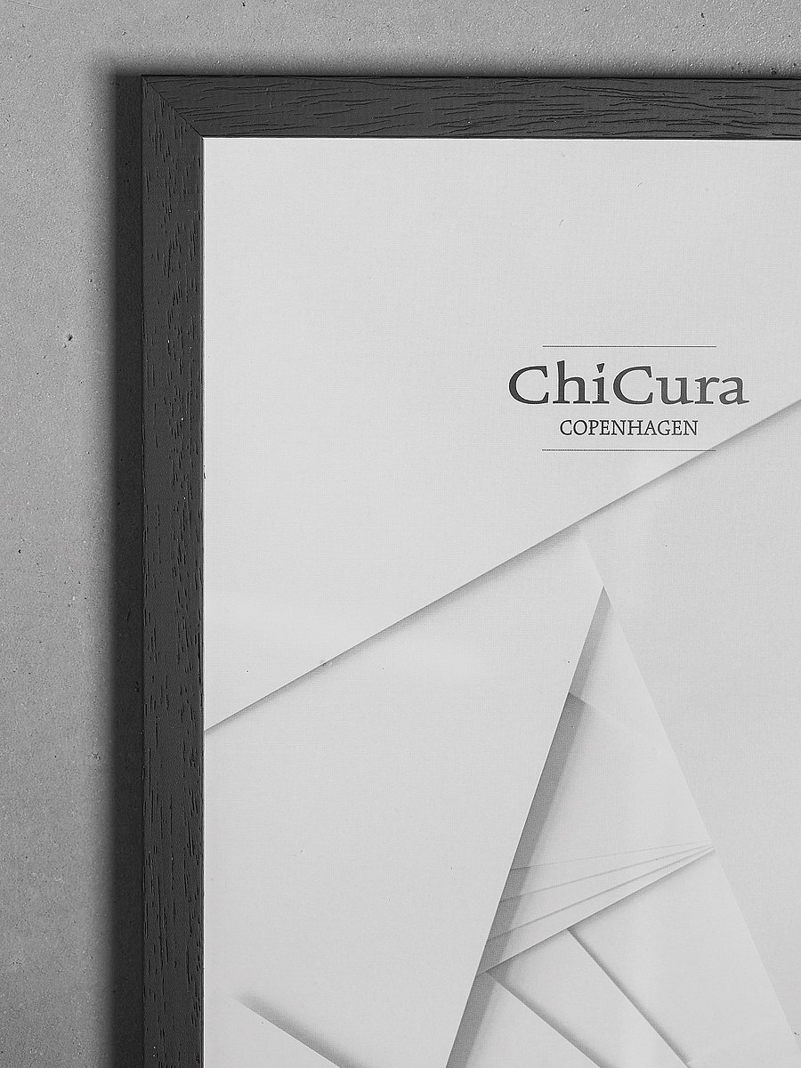 ChiCura - Wooden Frame - A4 - Black - Glass - die niedrigsten preise - black - 2
