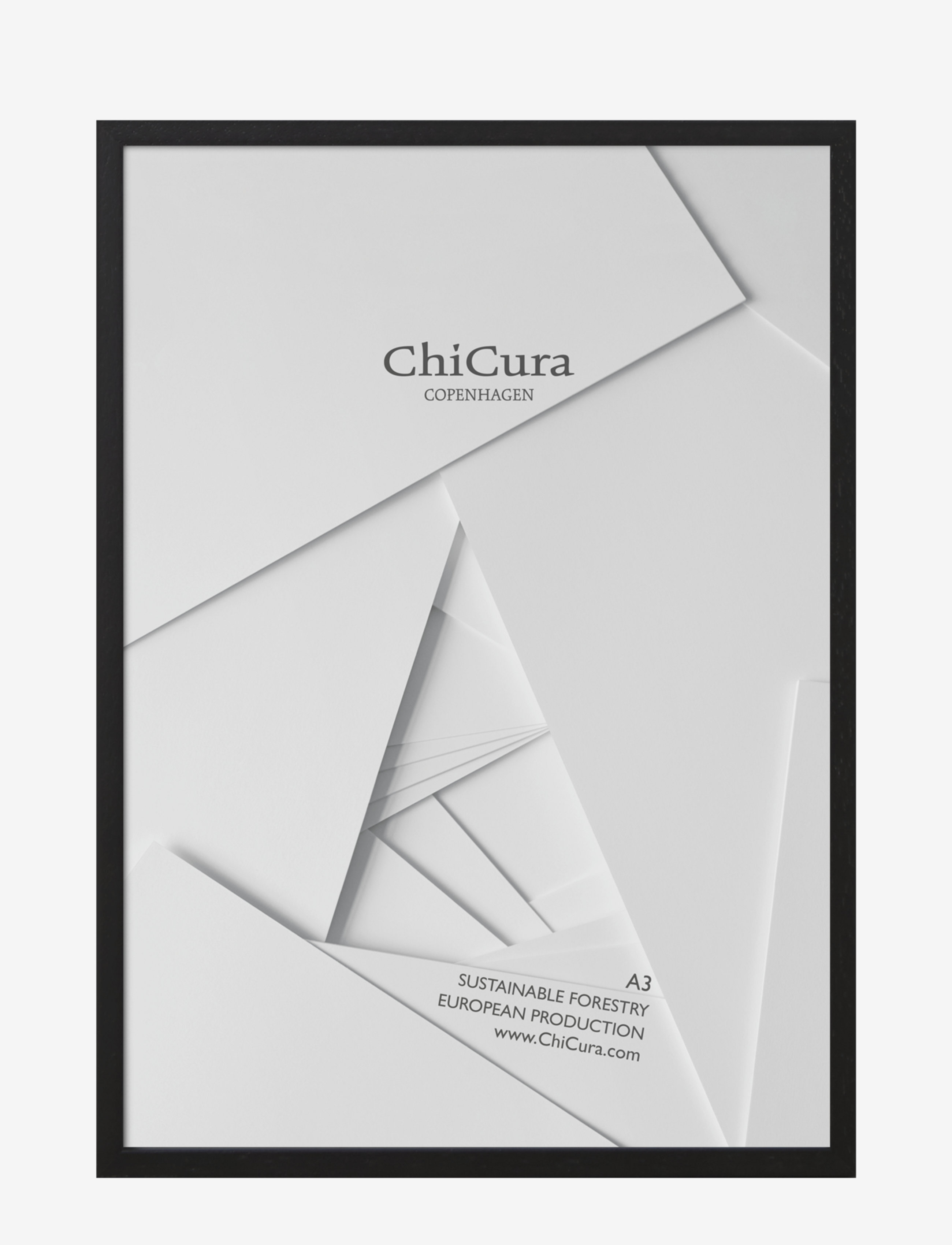 ChiCura Wooden Frame - A3 - Acrylic - ChiCura - BLACK / black