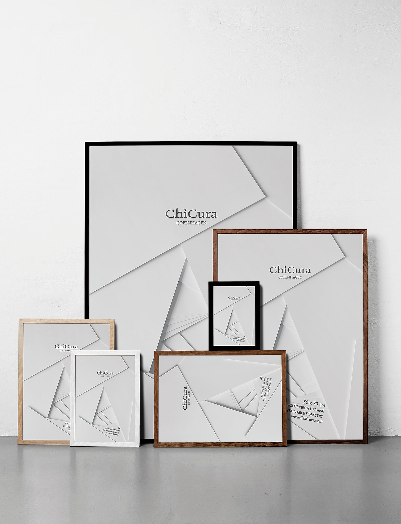 ChiCura Wooden Frame 30X40Cm Acrylic, 30X40 cm, Decoration, Schwarz - Frames, Homeware