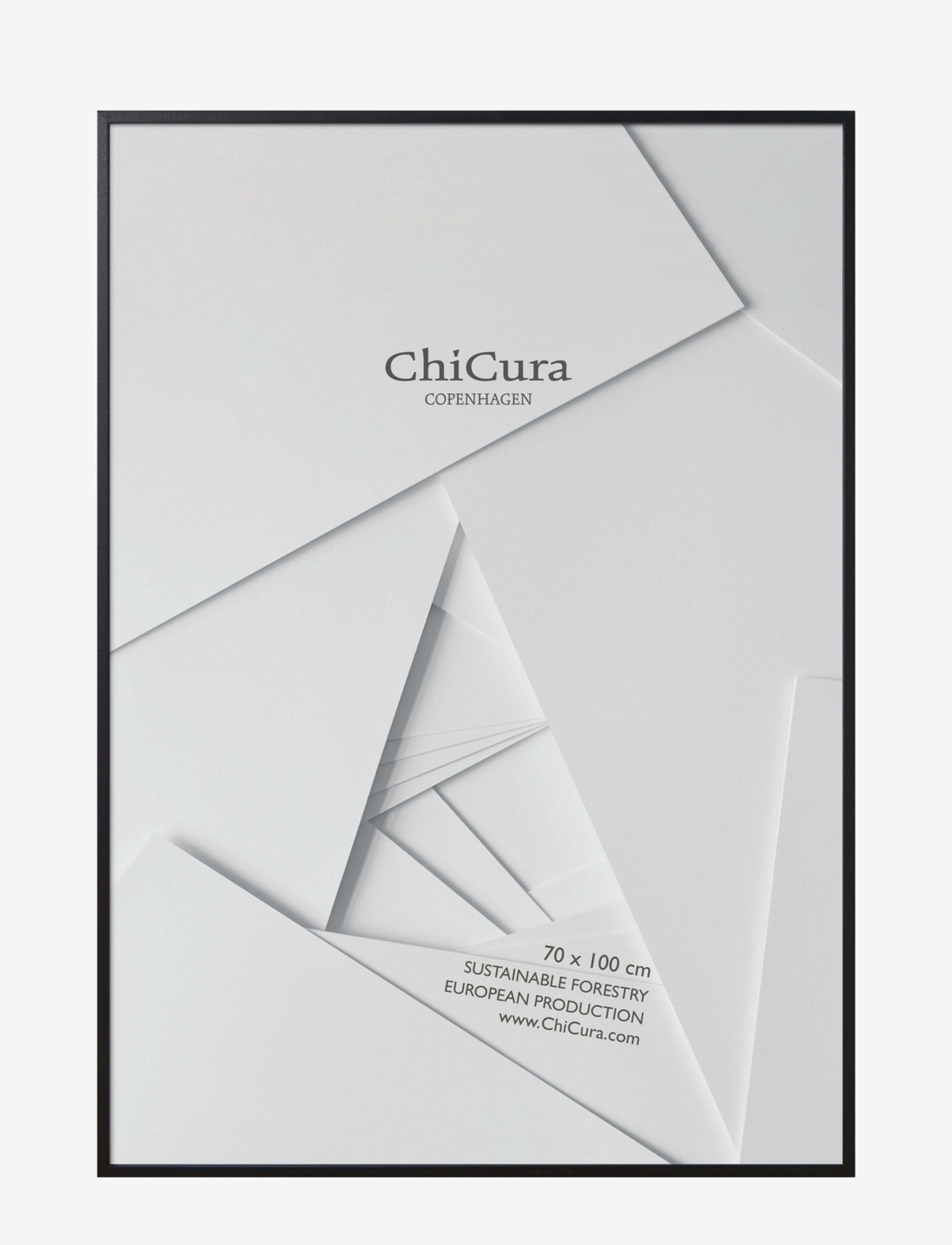CHICURA Wooden Frame - 70X100Cm - Acrylic Schwarz - 70X100CM - Unisex