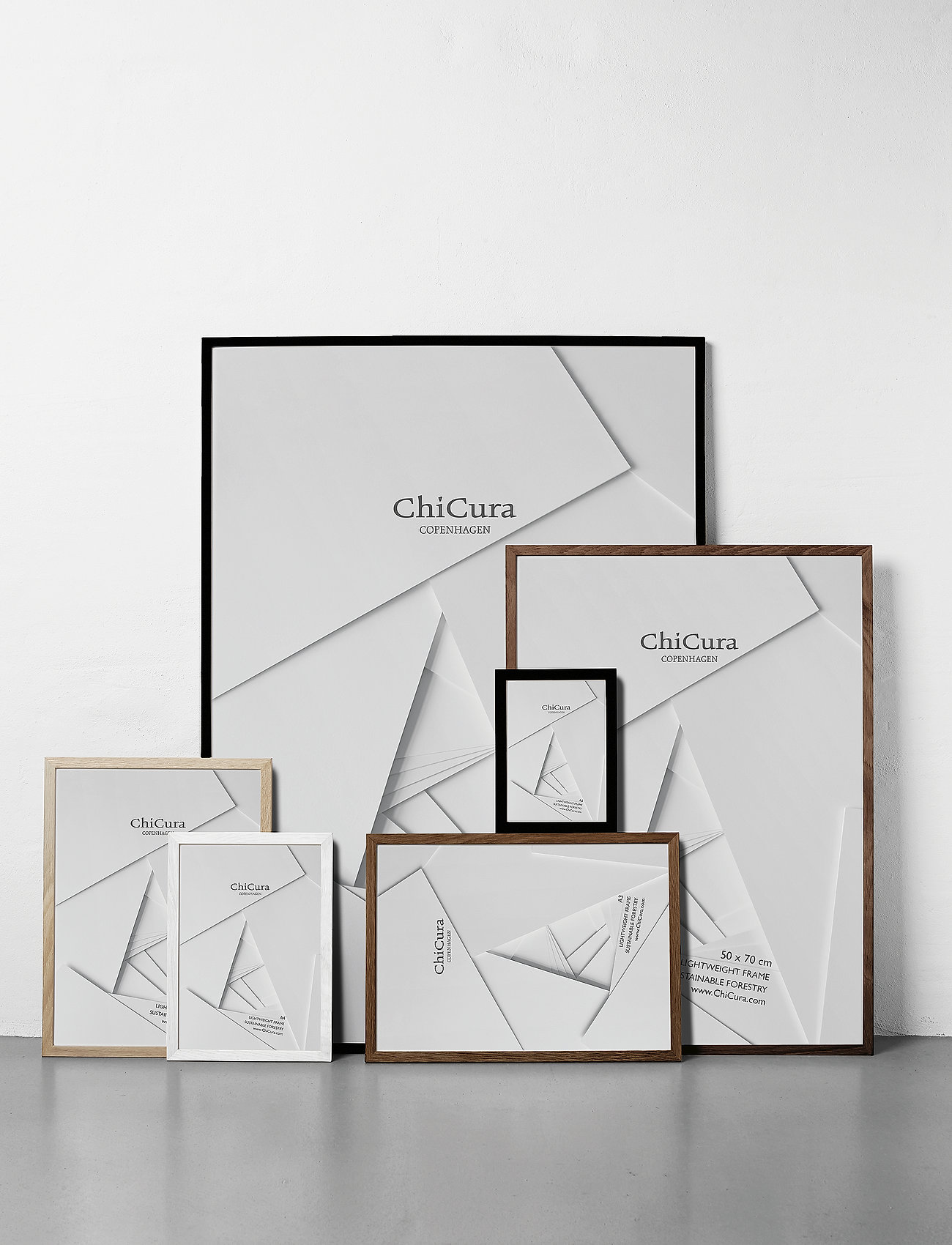 ChiCura - Wooden Frame - A5 - Glass - laveste priser - white - 1