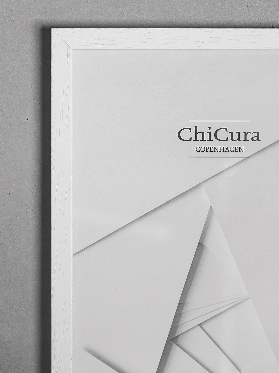 ChiCura - Wooden Frame - 30x40cm - Glass - bilderrahmen - white - 2