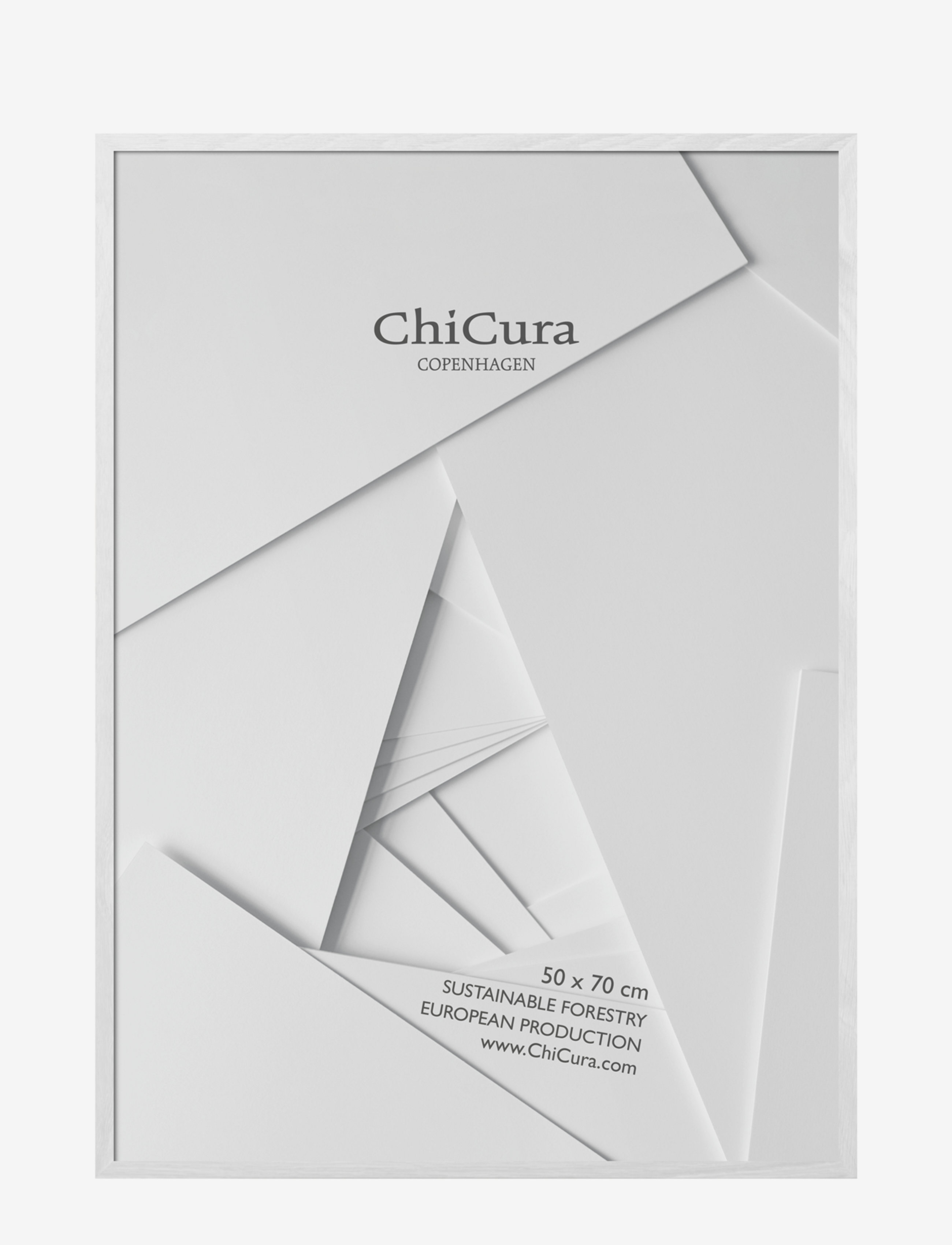 CHICURA Wooden Frame - 50X70Cm - Acrylic Weiß - 50X70CM - Unisex