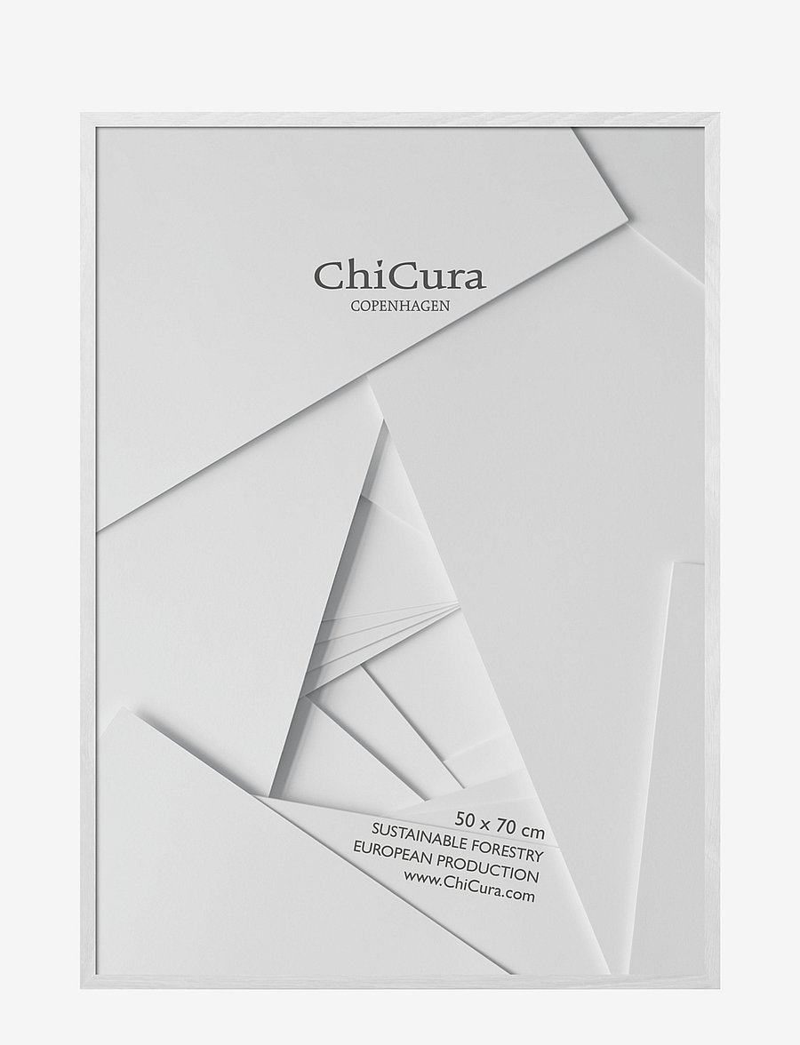 ChiCura - Wooden Frame - 50x70cm - Acrylic - bilderrahmen - white - 1
