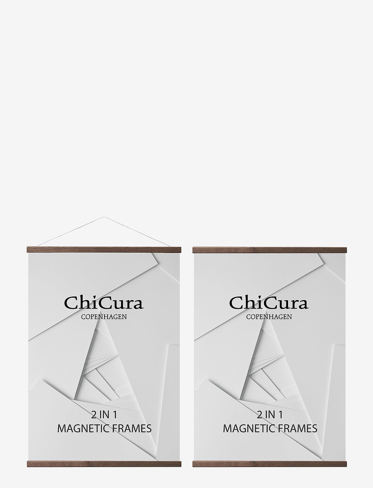 ChiCura - 2 in 1 Magnetic Frame - bilderrahmen - brown - 0