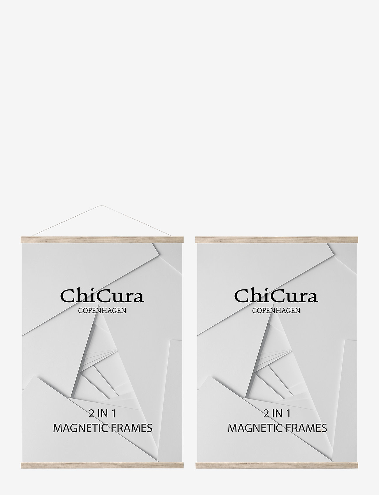 ChiCura - 2 in 1 Magnetic Frame - køb efter pris - oak - 0