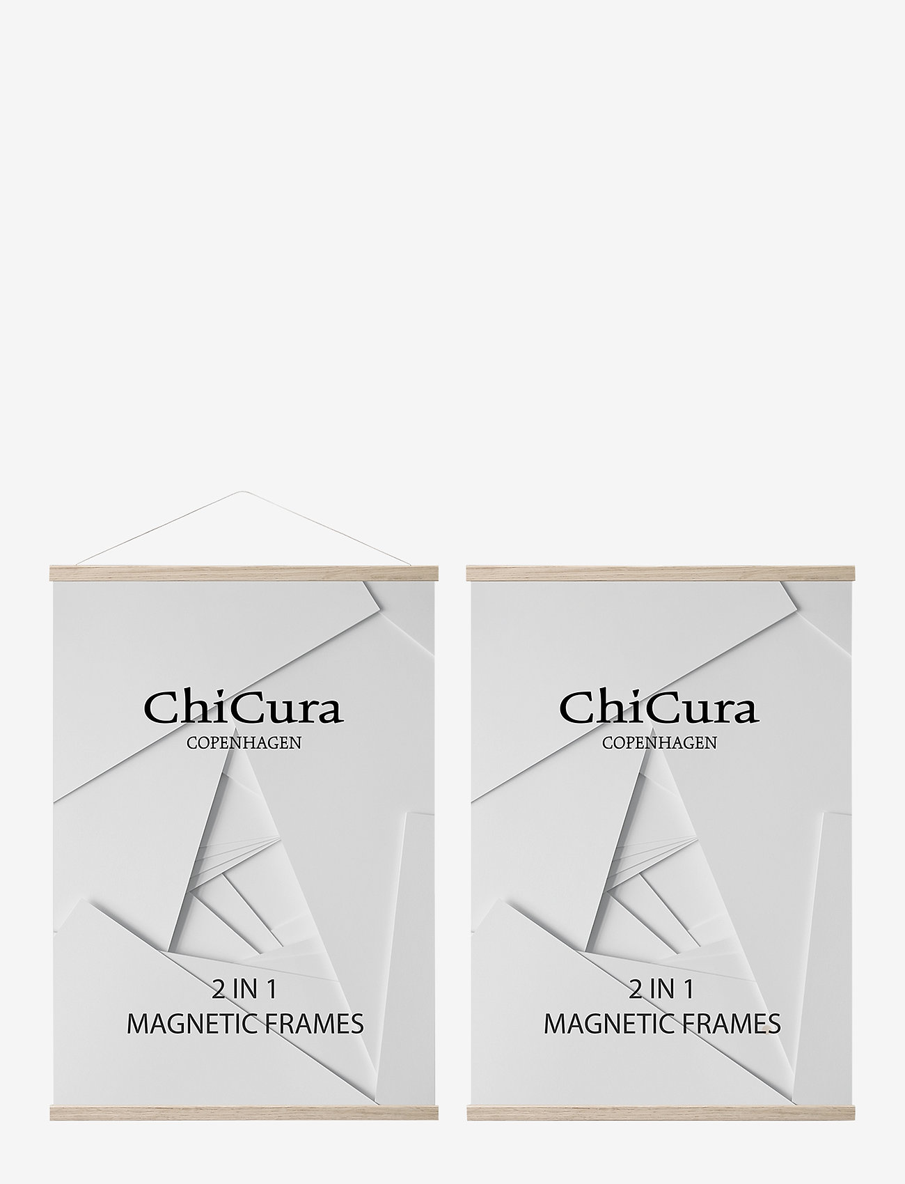 ChiCura - 2 in 1 Magnetic Frame - laveste priser - oak - 0