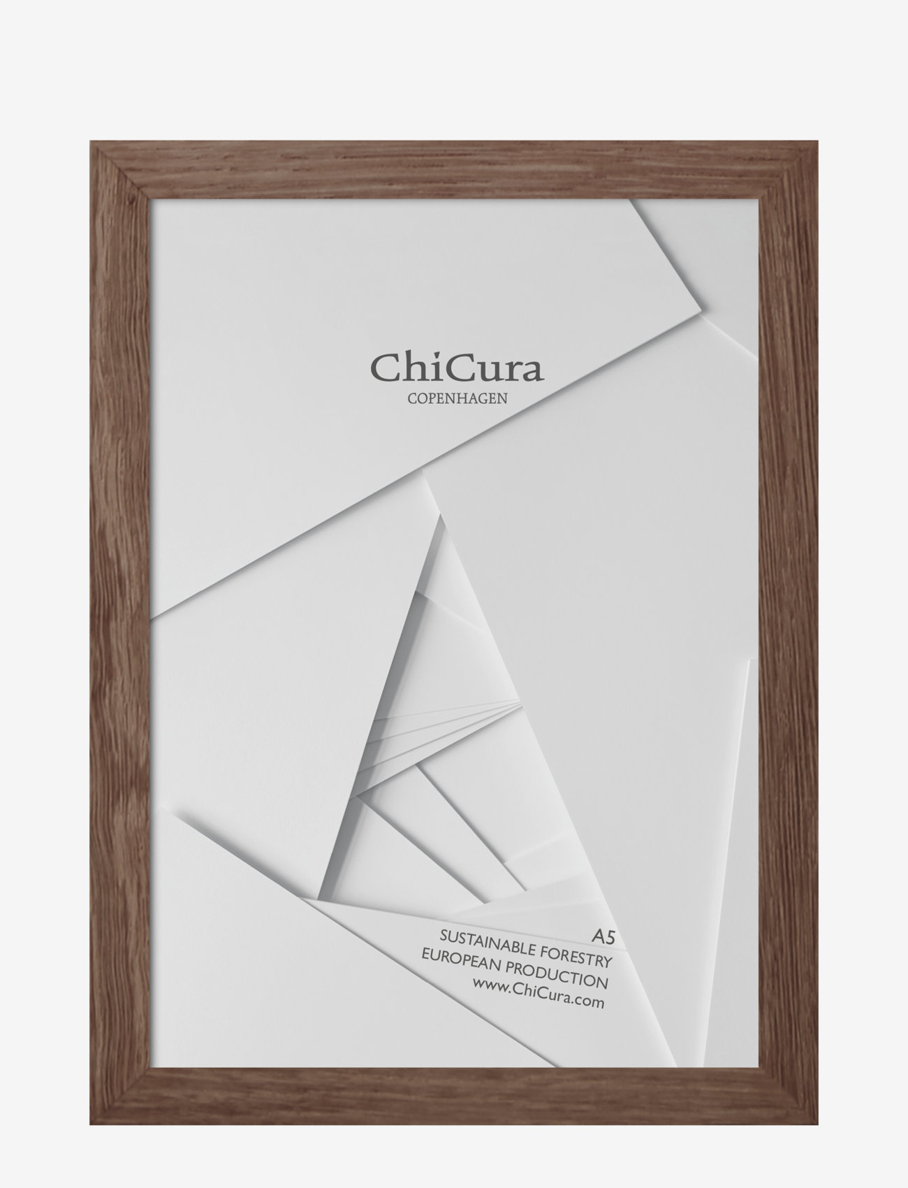ChiCura - Wooden Frame - A5 - Glass - bilderrahmen - brown - 1