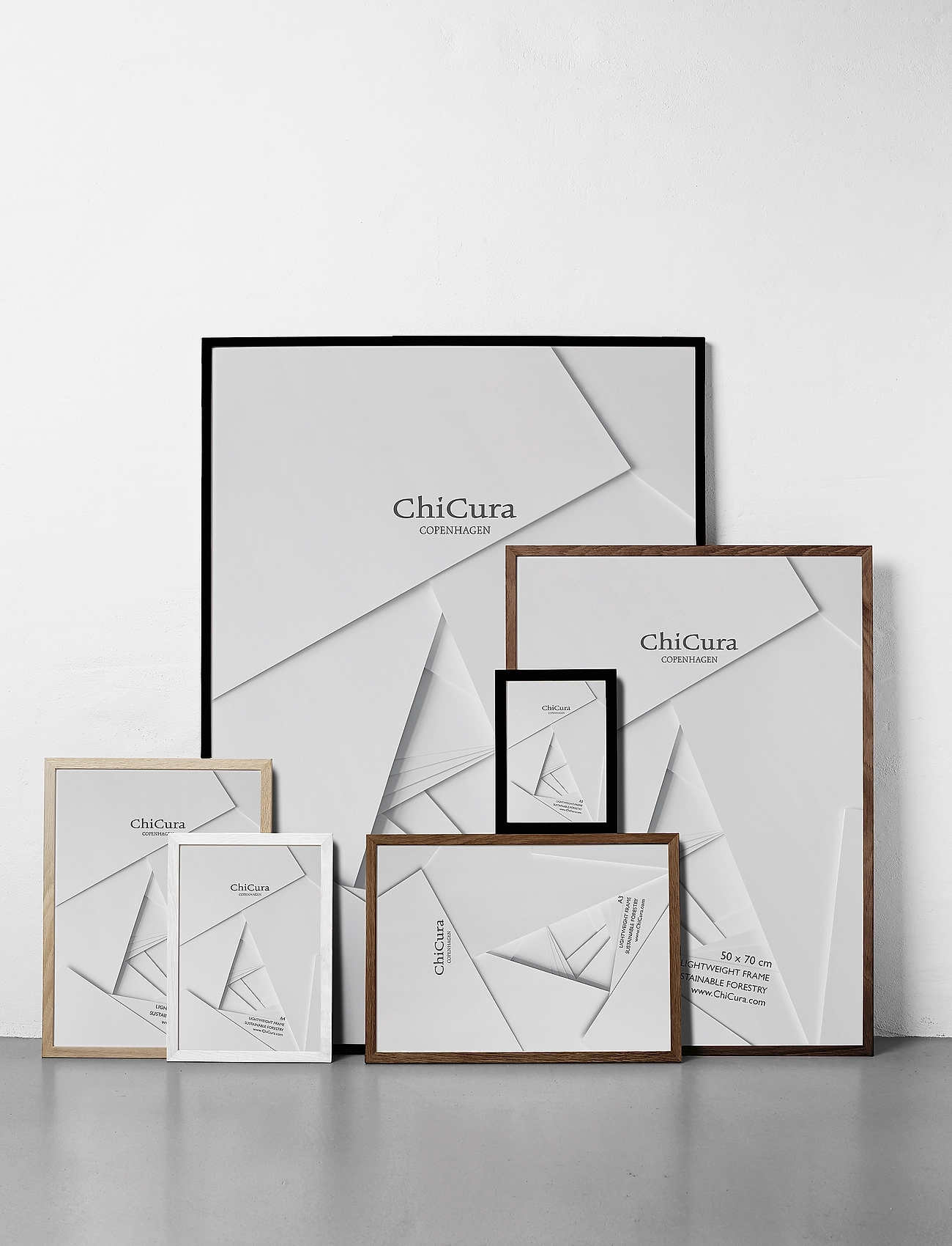 ChiCura - Wooden Frame - A4 - Glass - laveste priser - brown - 1