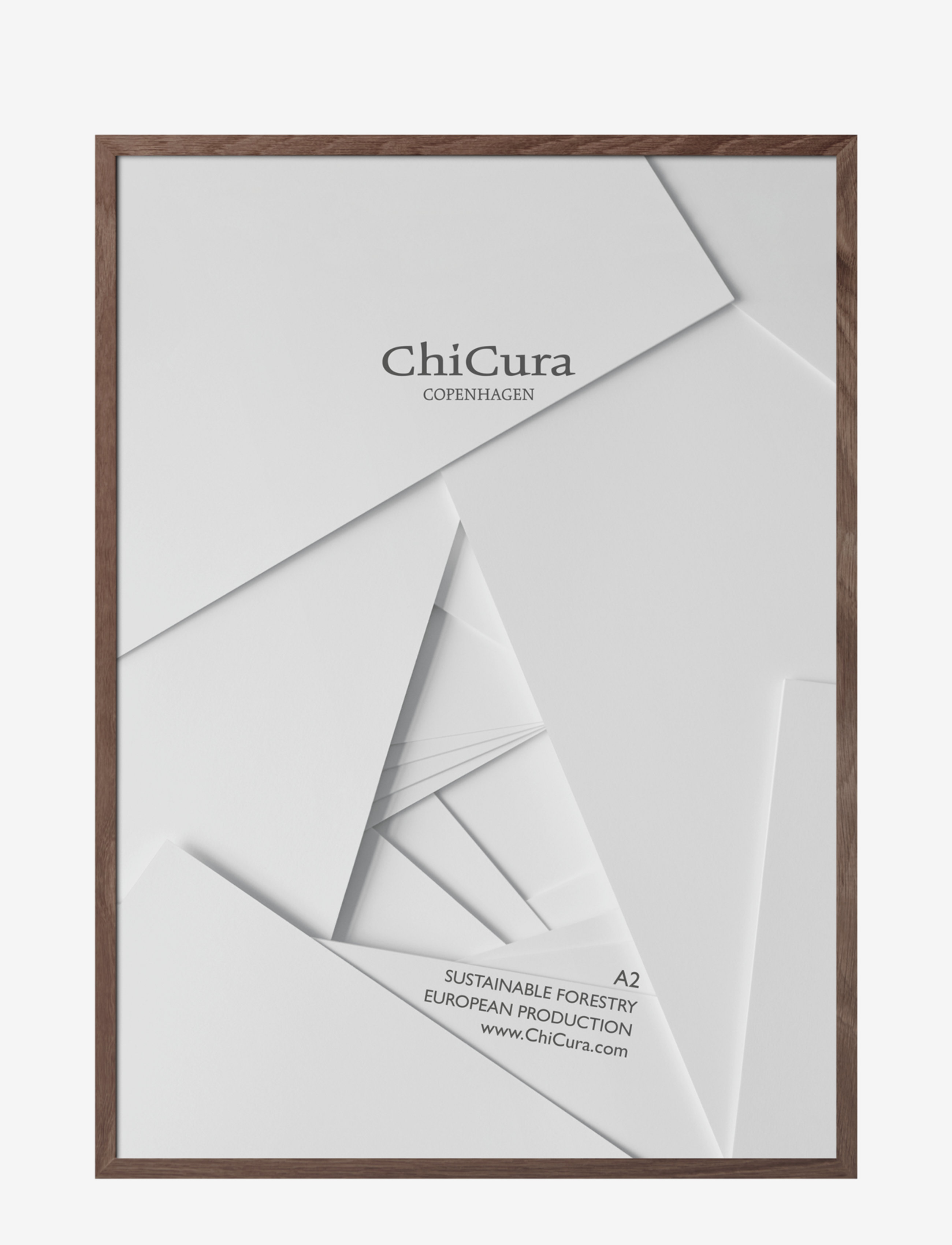 CHICURA Wooden Frame - A2 - Acrylic Braun - A2 - Unisex