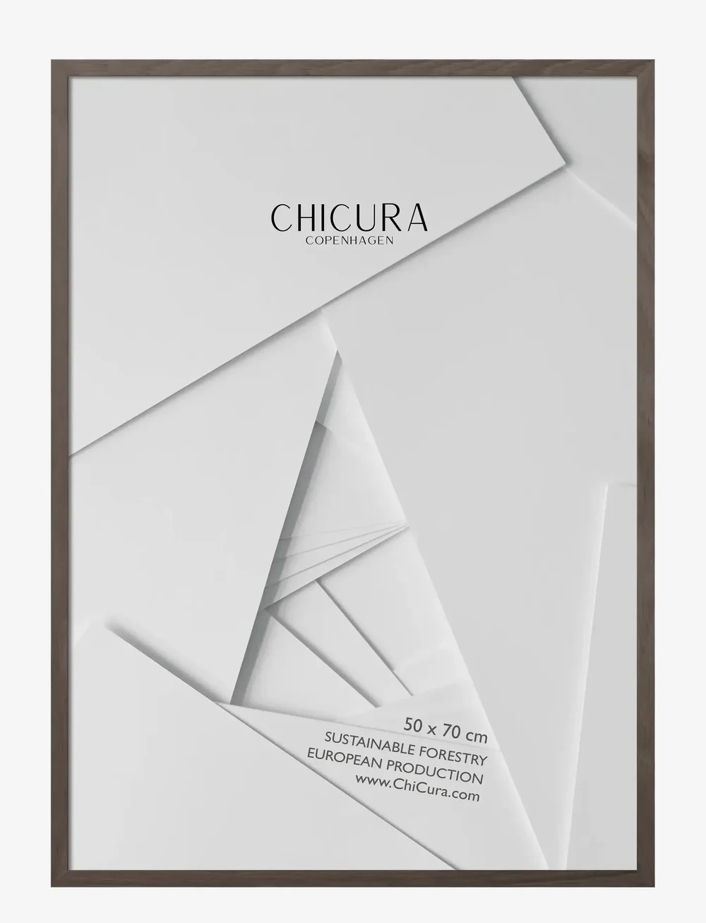 ChiCura - Wooden Frame - Dark Oak - Anti-Reflective Acrylic - nach preis einkaufen - brown - 0