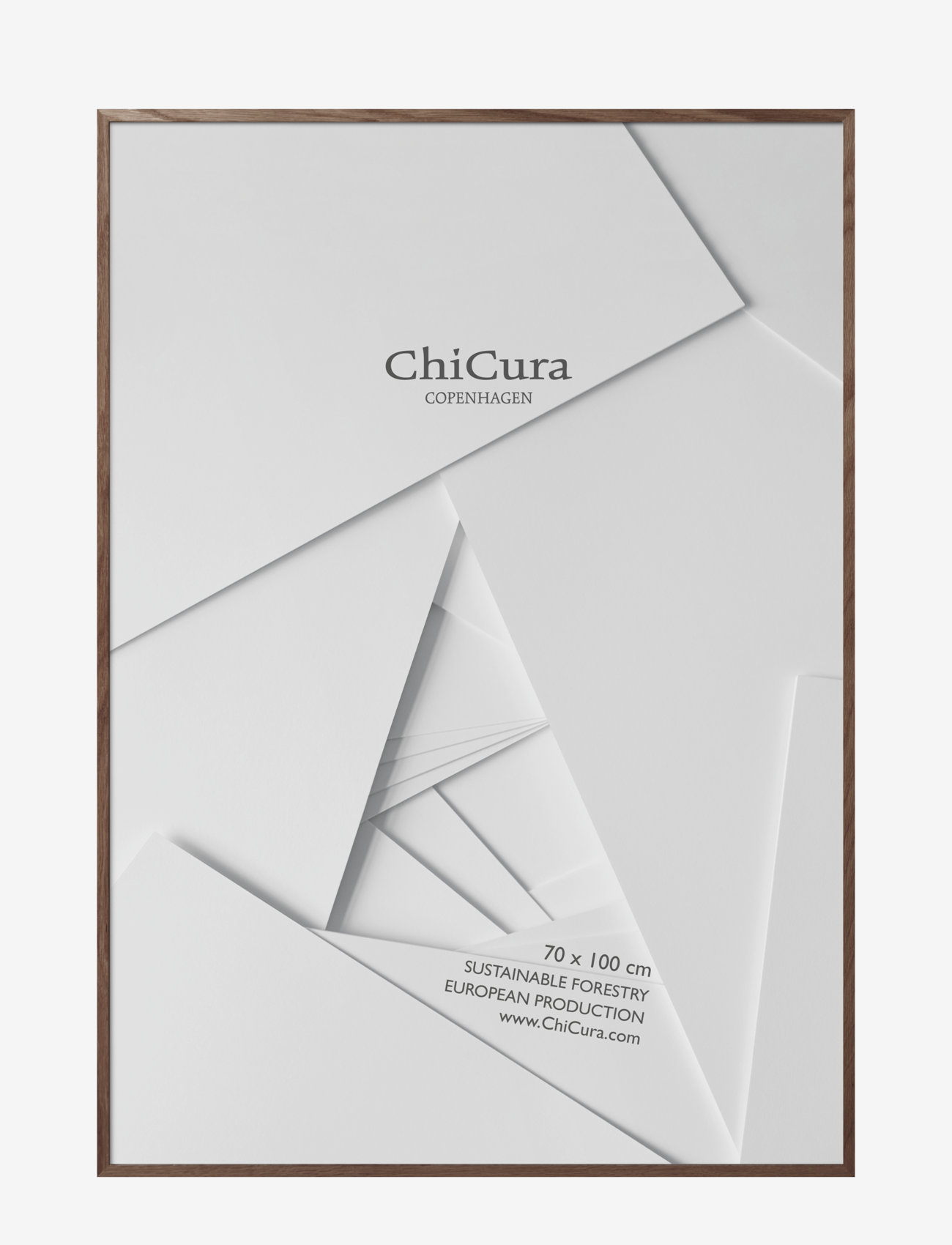 ChiCura - Wooden Frame - 70x100cm - Acrylic - bilderrahmen - brown - 0