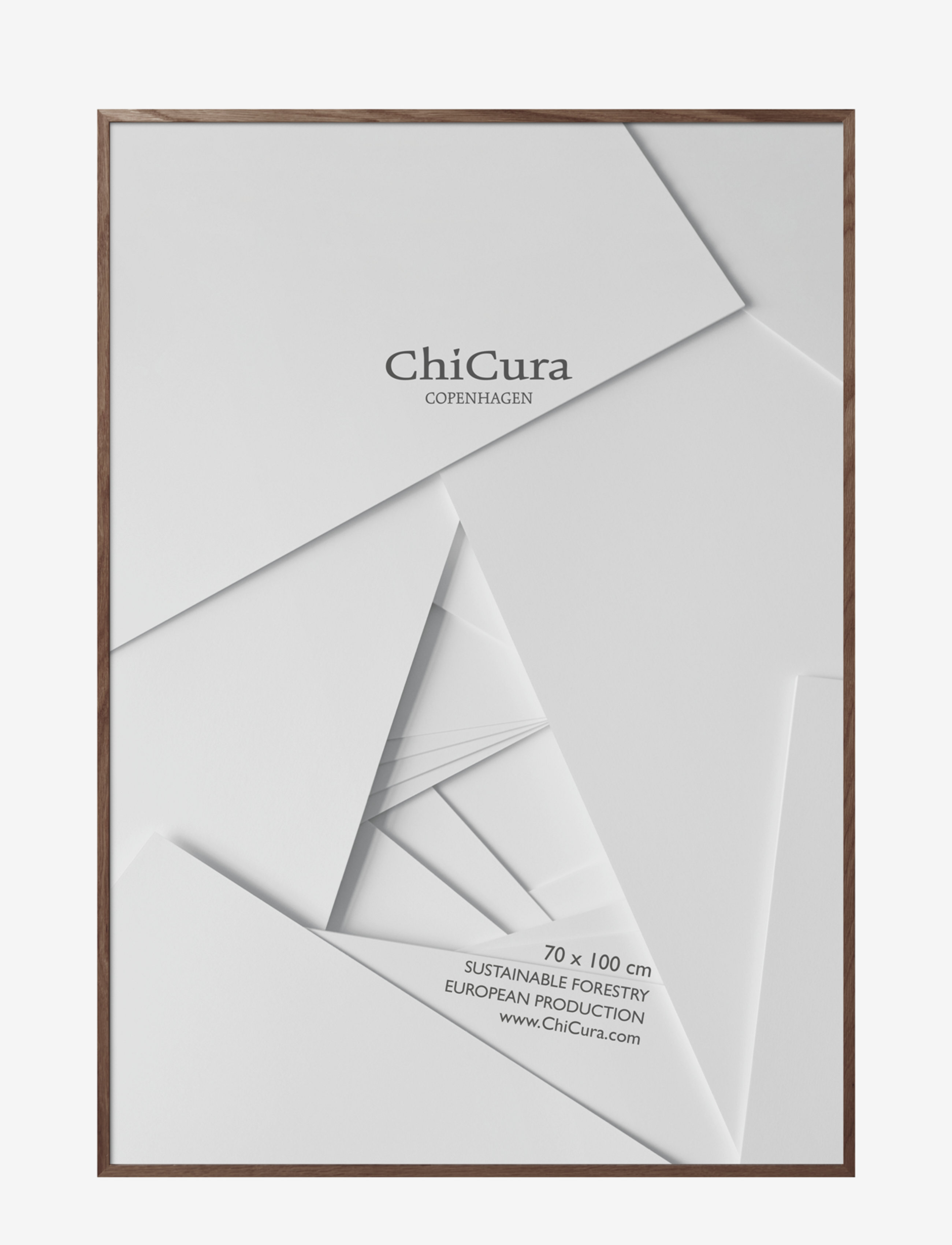 ChiCura Wooden Frame - 70x100cm - Acrylic - Tavelramar - BROWN / brown
