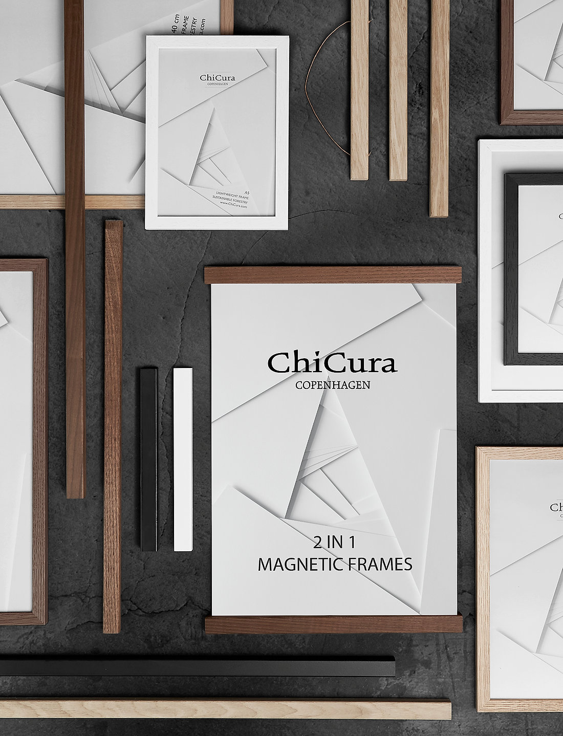 ChiCura - Wooden Frame - 70x100cm - Acrylic - bilderrahmen - brown - 5